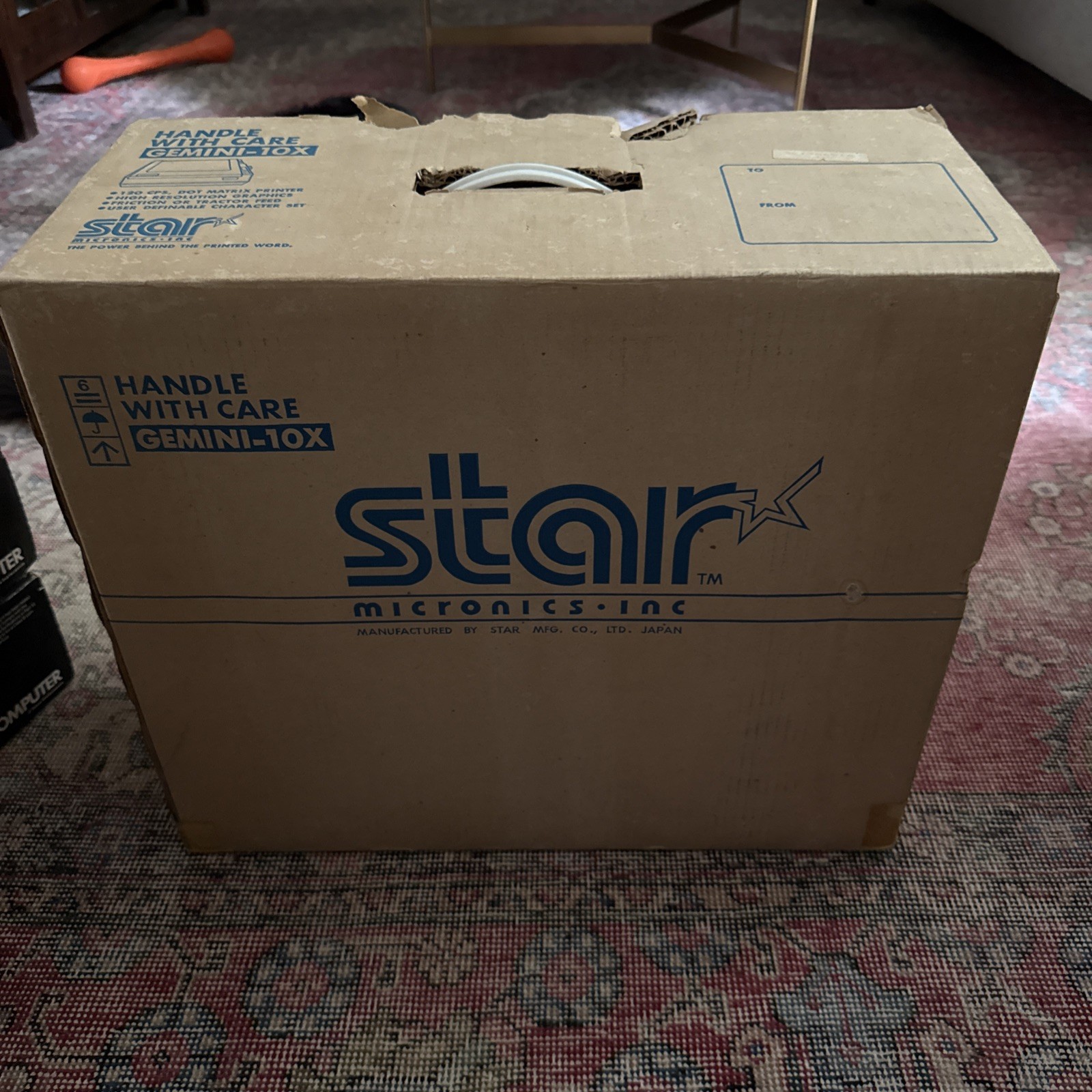 Star Micronics Japan Gemini 10X Dot Matrix Printer w/ Original Box Works New?