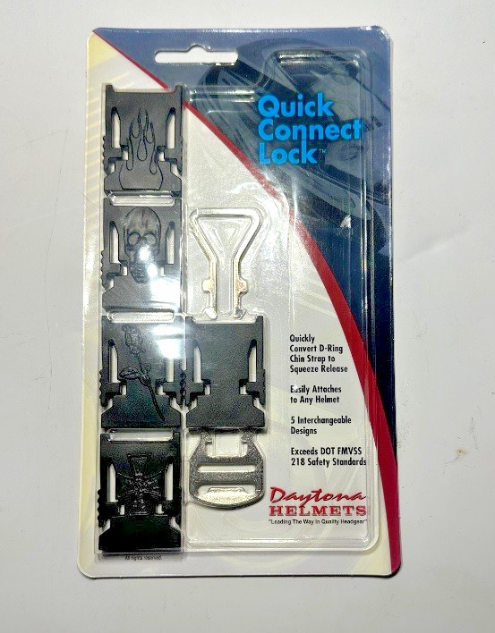 Daytona Helmets Motorcycle D-Ring Quick Connect Lock QCL-1