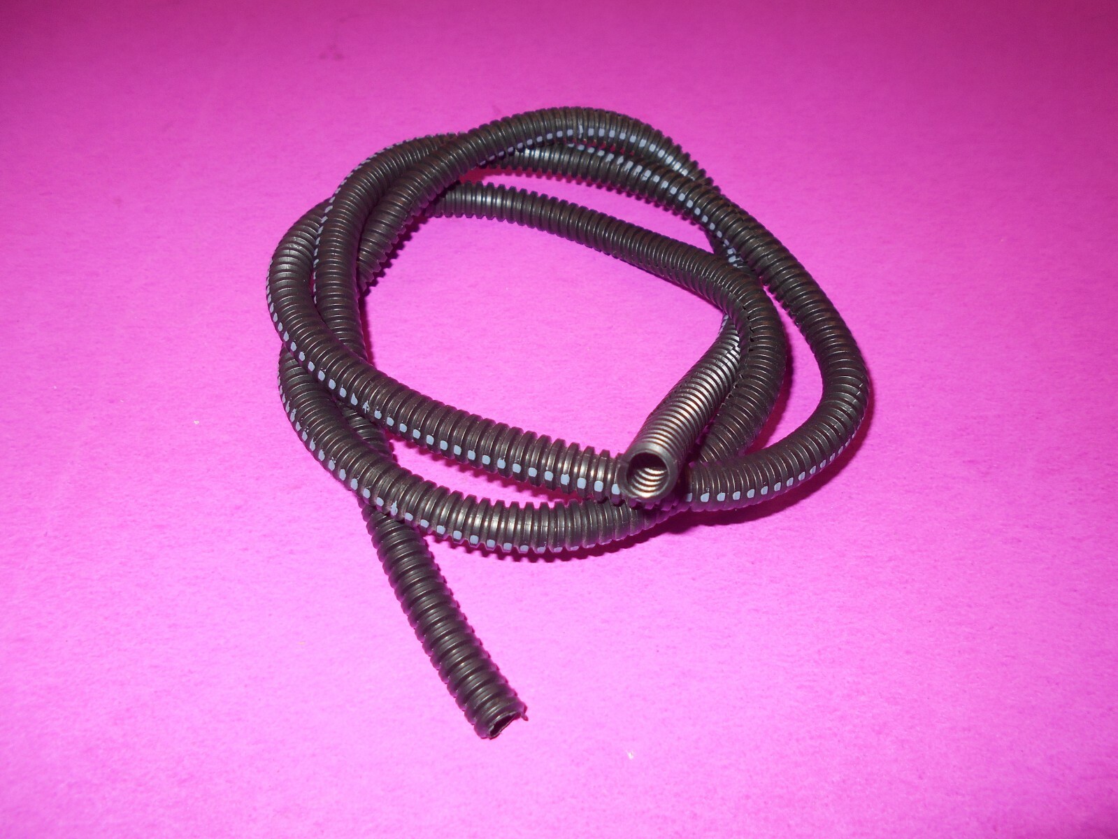 *43" X 1/4" BLACK WIRE LOOM PLASTIC FREE SHIPPING
