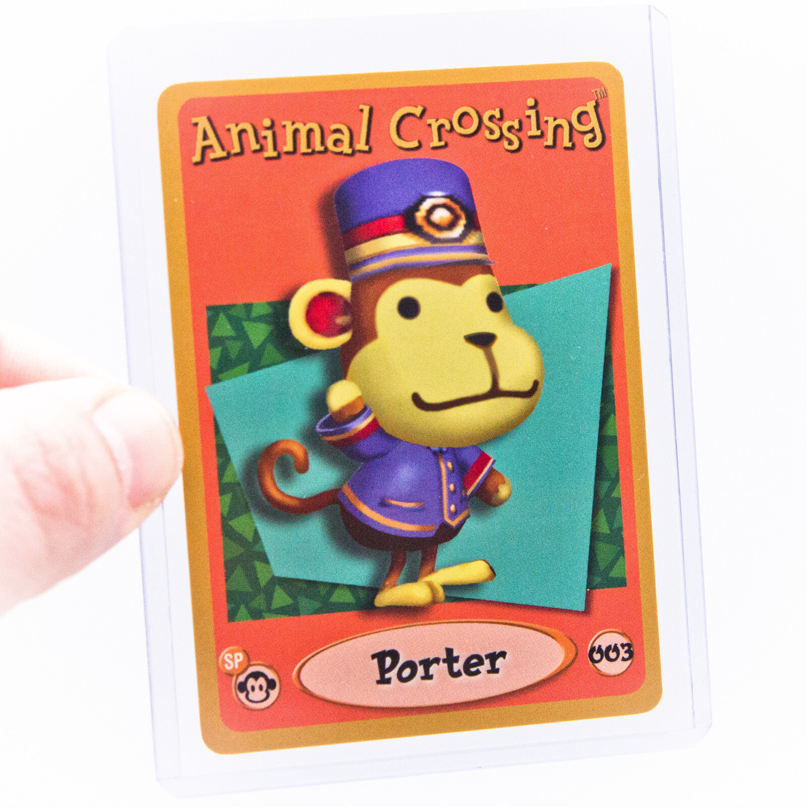 Nintendo GameCube ANIMAL CROSSING S1 e-Reader PORTER Character SP Card 003