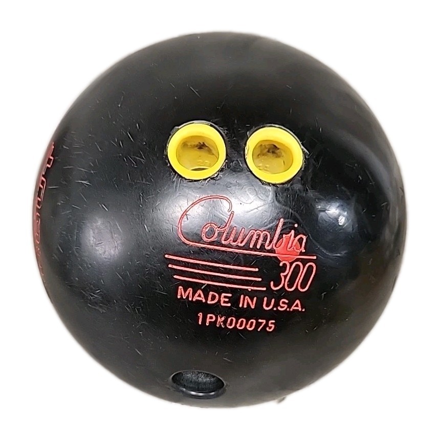 Vintage Columbia 300 Scout Bowling Ball USA Made - 1PK00075 - Black - 12 lbs.