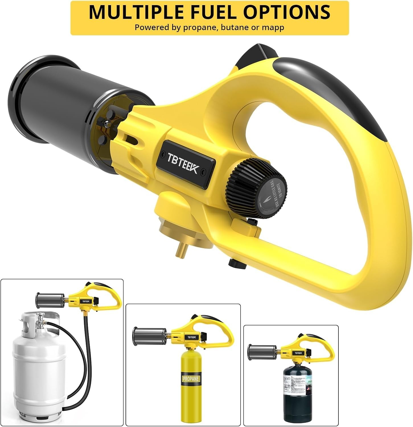 Powerful Culinary Torch with Ergonomic Handle - Ideal for Searing & Grilling