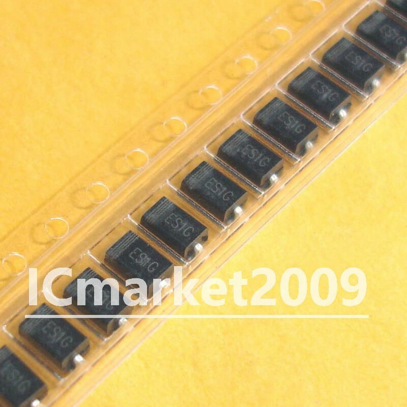 100 PCS ES1G DO-214AC SMA 1.0 AMP. Surface Mount Super Fast Rectifiers Diodes