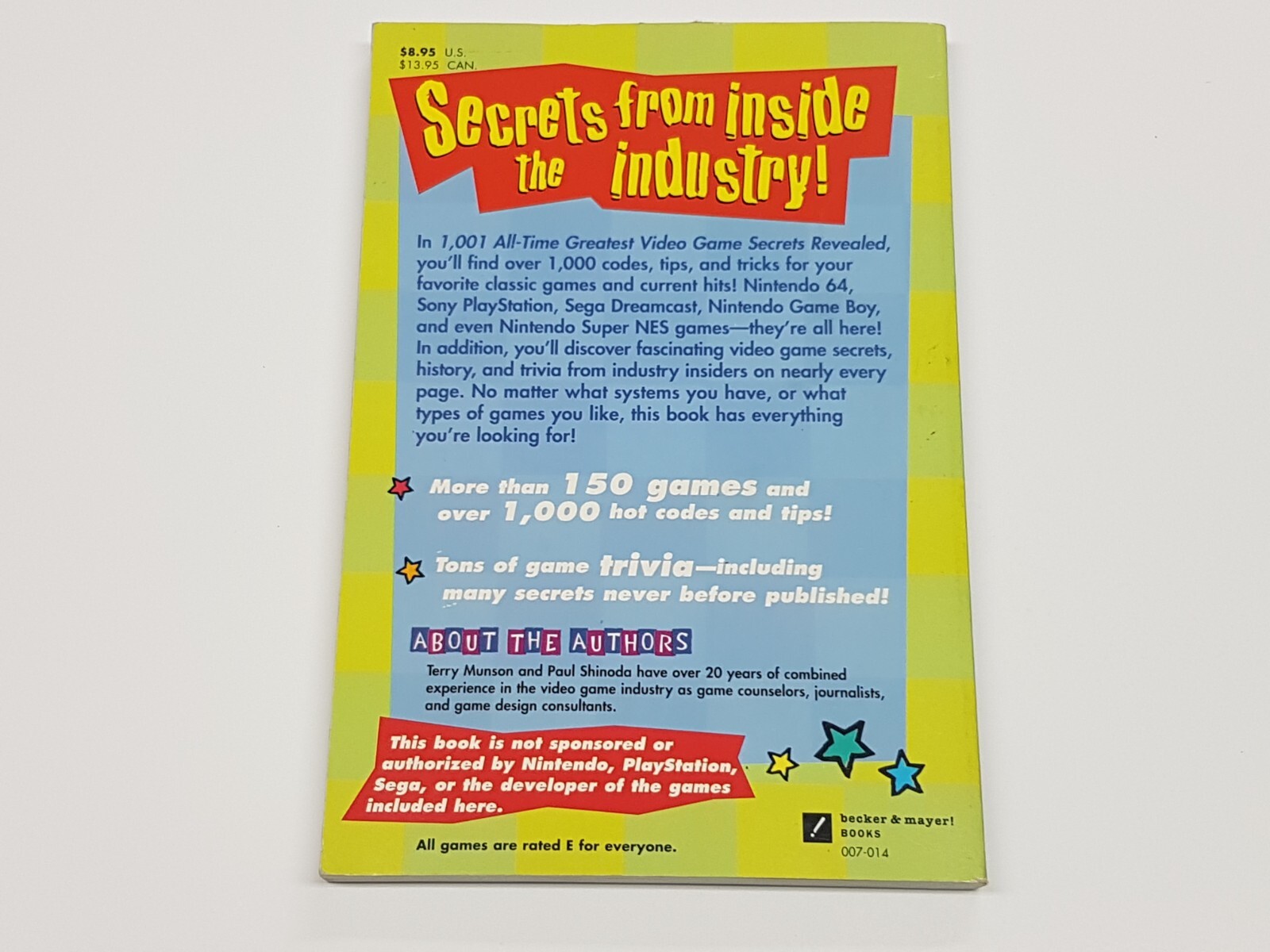 1001 All Time Greatest Video Game Secrets Revealed Strategy Guide Book