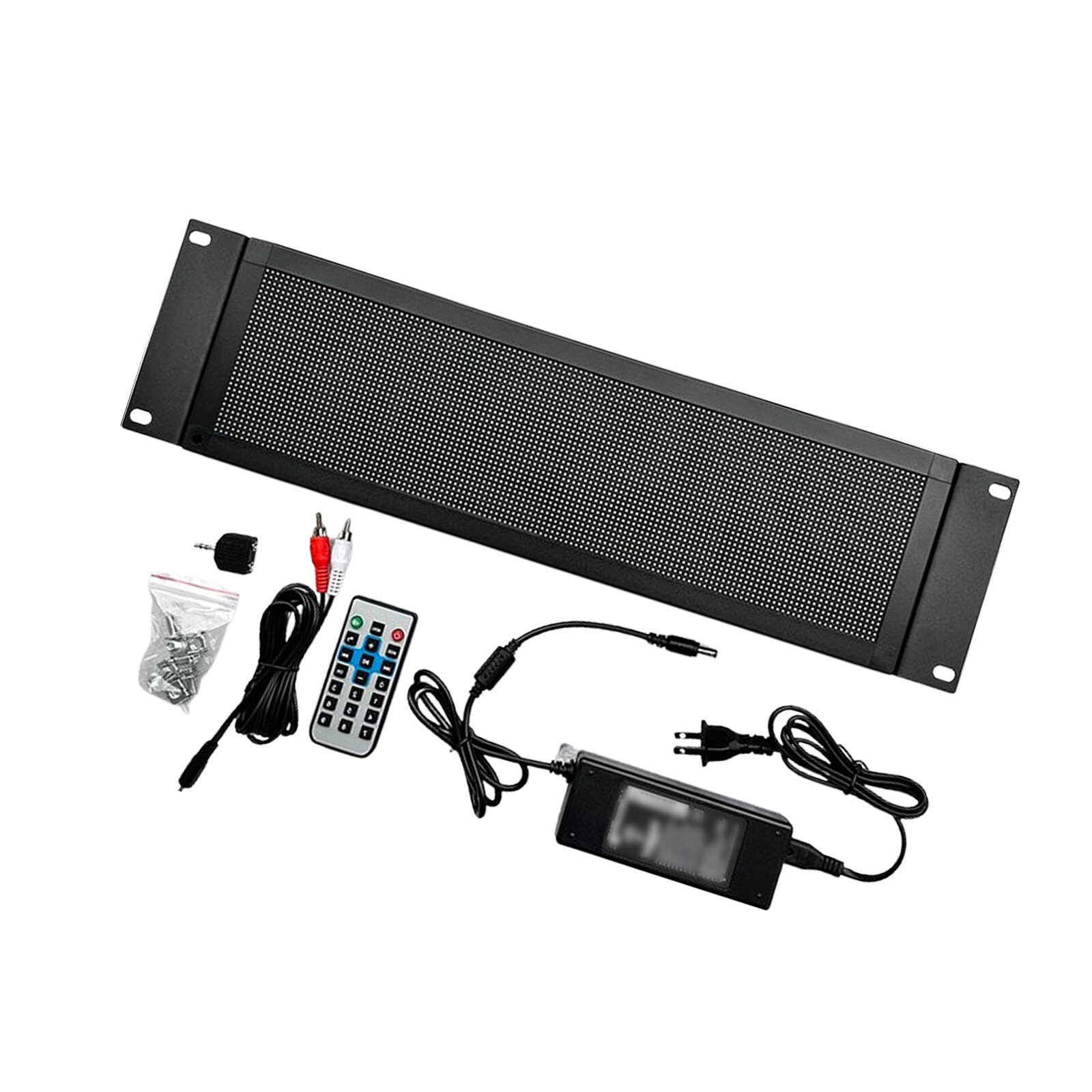 Full Color Music Spectrum Display Rhythm Light 3U with Mounting Bracket