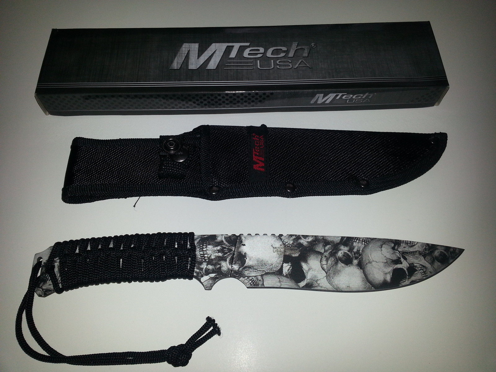 MTech "Tomb Raider" Survival Knife- Grey New MT611GY
