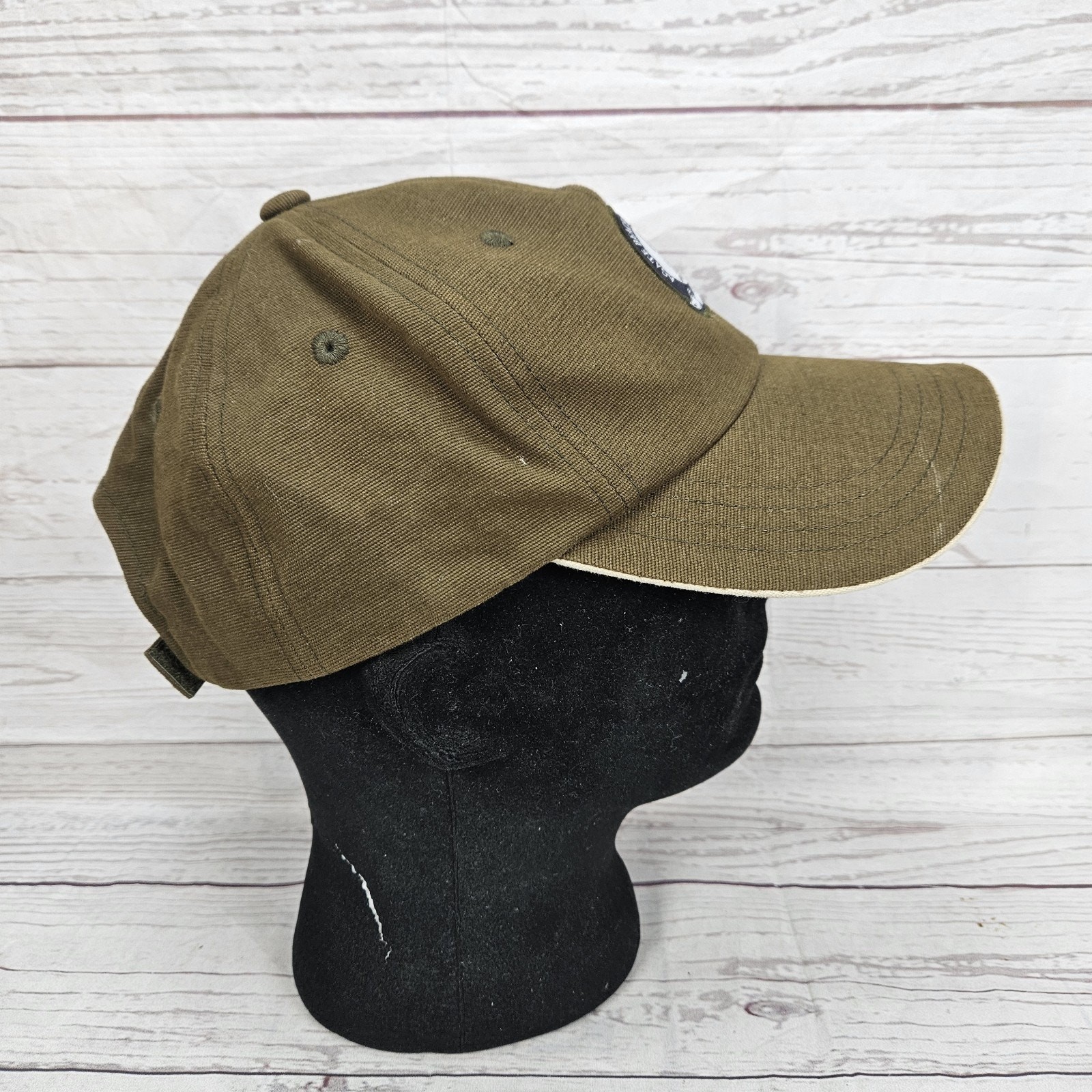 Agate Beach Golf Course Adjustable Hat Cap Imperial Olive Green