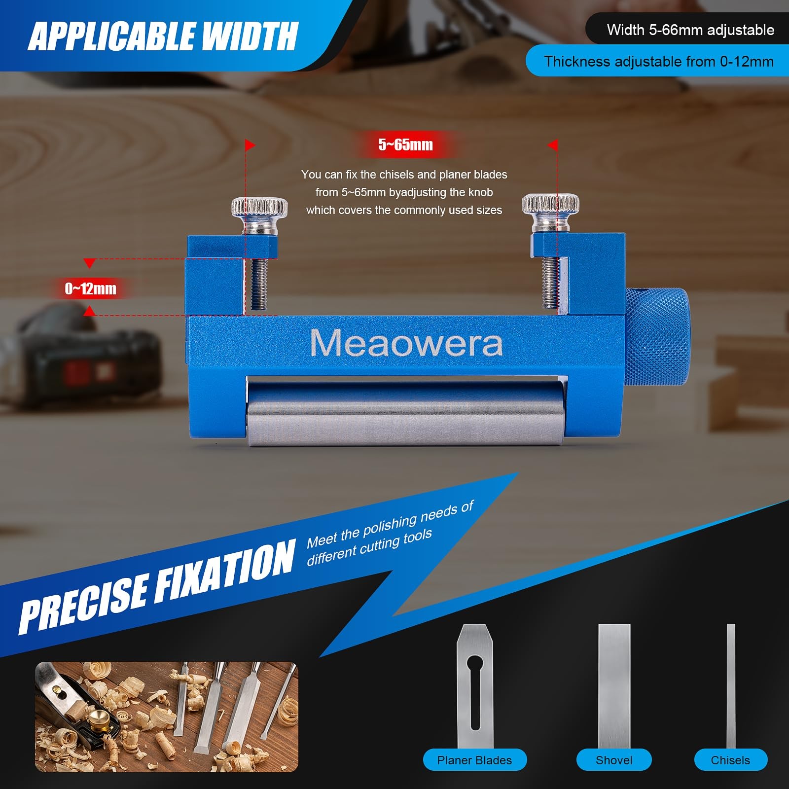 Chisel Sharpening Kit with Sharpening Stones – Wood Chisel Sharpener Honing G...