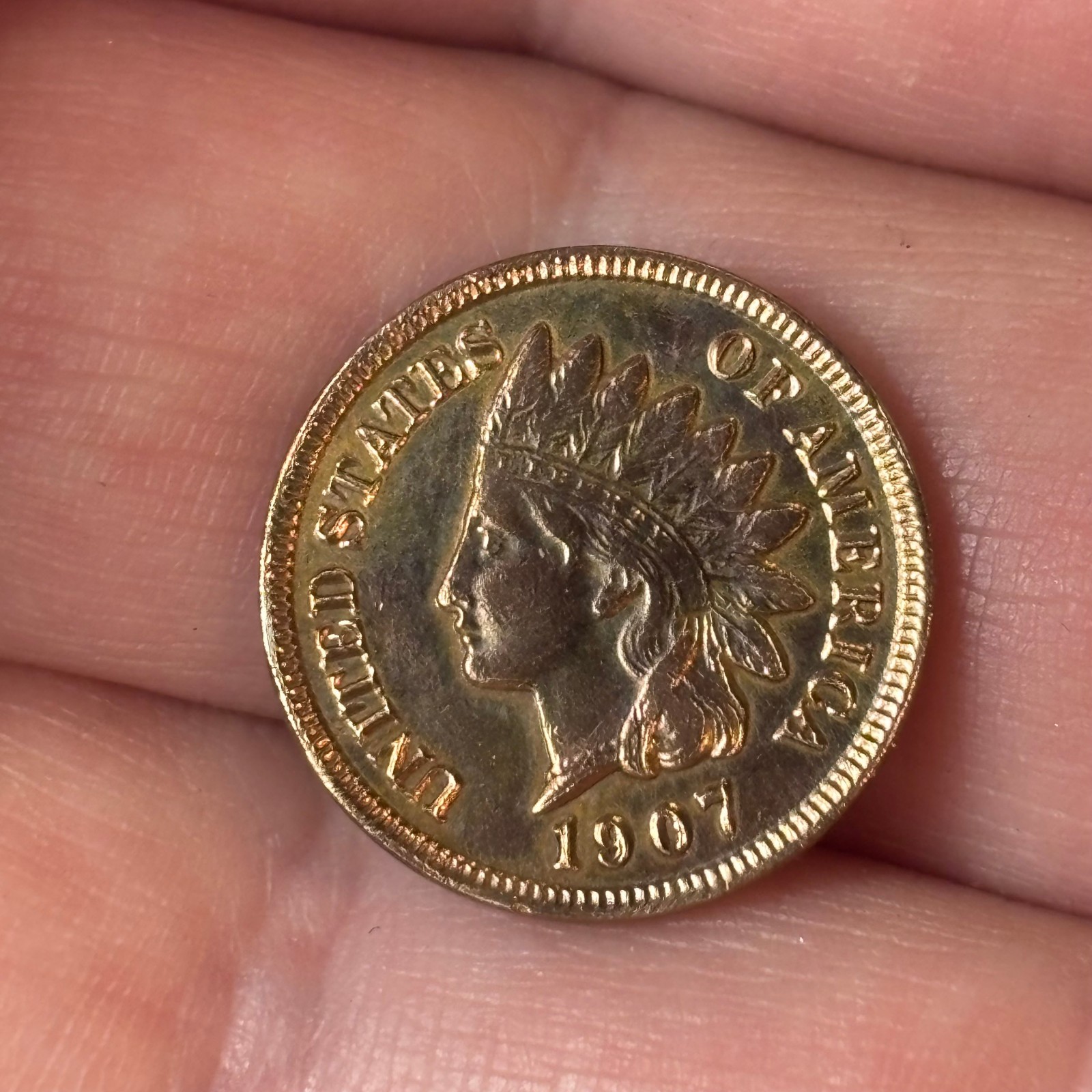1907 Indian Head Penny