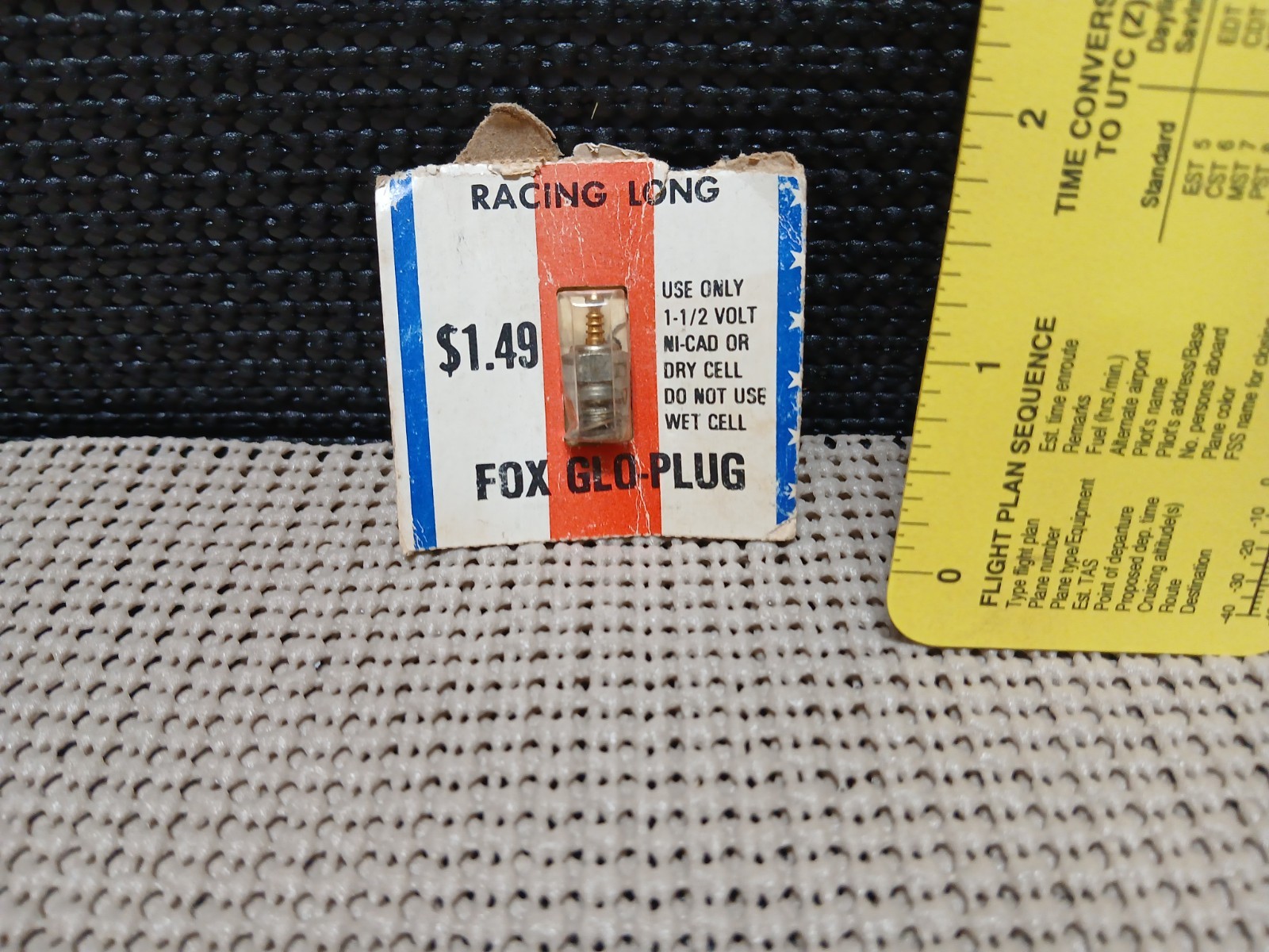 FOX*MODEL AIRPLANE ENGINE PART*LONG RACING*GLOW PLUG*SP*NOS*OP*SAI