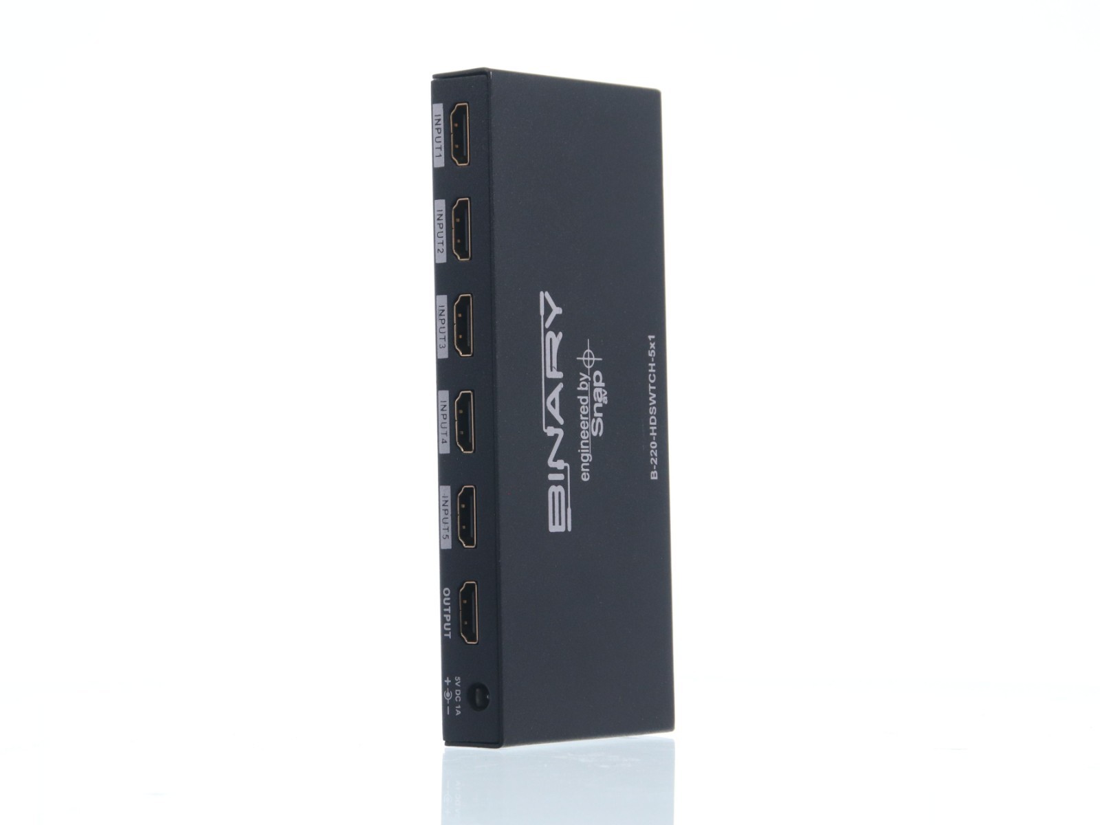 Binary B-220-HDSWITCH-5x1 by Snap W/ Power Adapter