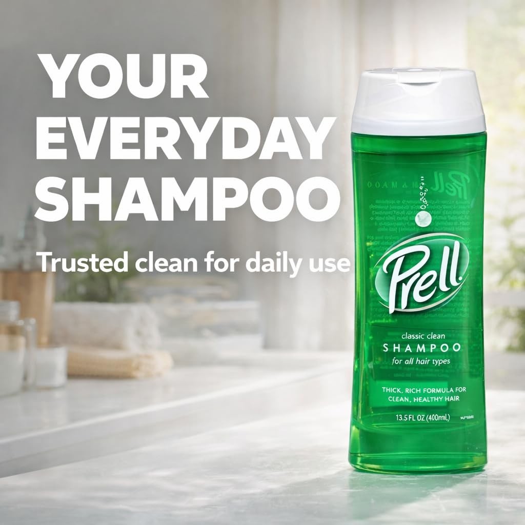 Prell Original Green Shampoo Classic Clean Deep 13.5 Fl Oz