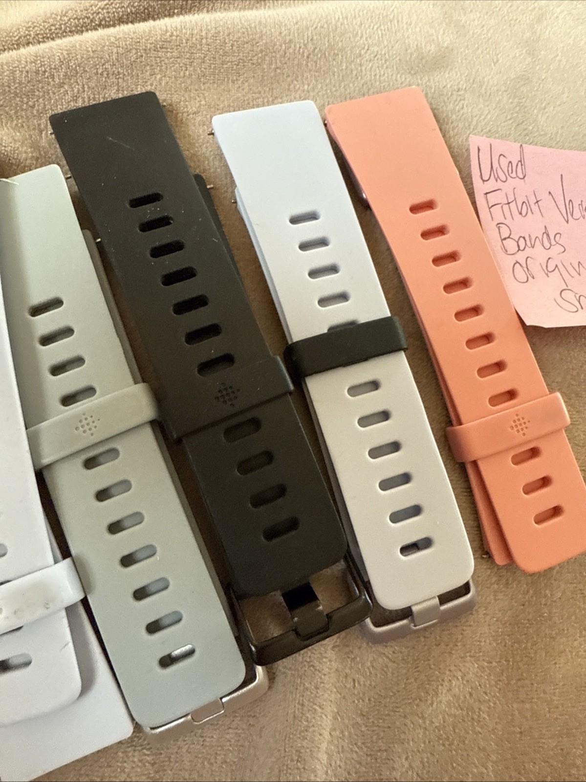 Used OEM Original Fitbit Versa Bands Small Sizes X5