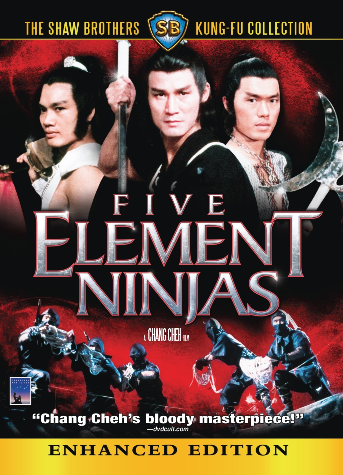 Five Element Ninjas ENHANCED WIDESCREEN - DVD With Slip Cover - English Audio