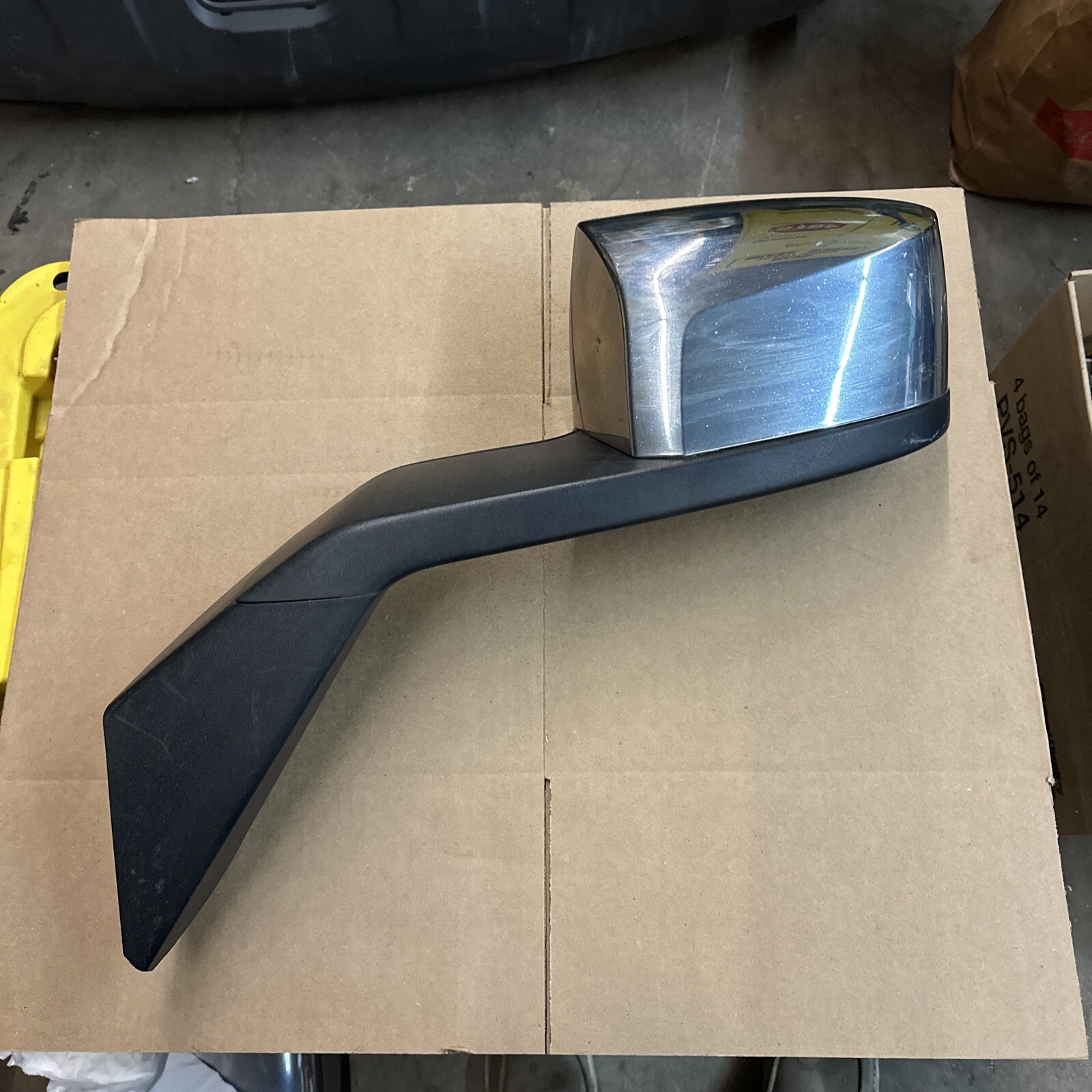 1998-2018 Volvo VNL Left/Driver Hood Mirror - Used Chrome
