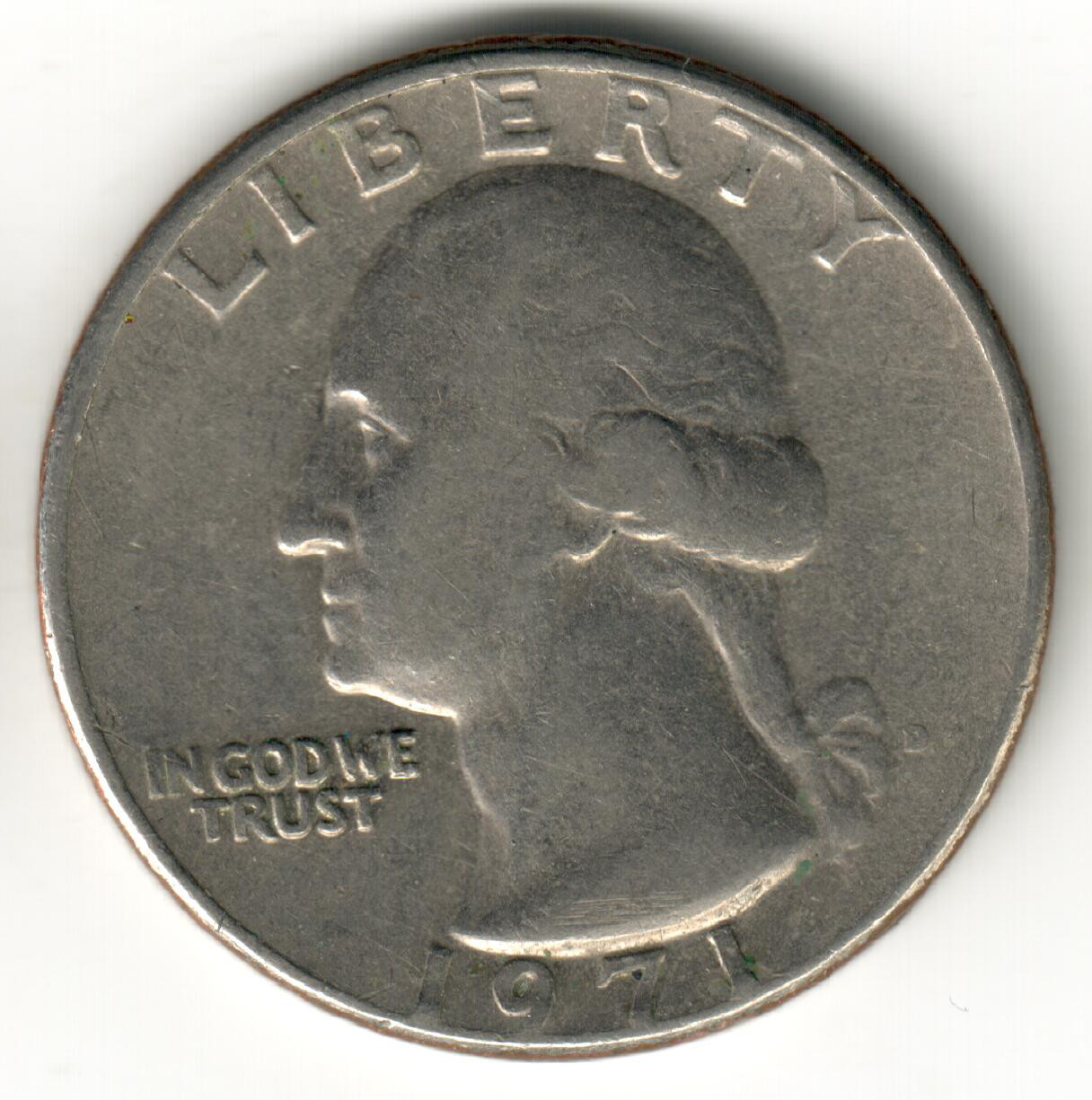 USA - 1971D - Washington ¼ $ - Heraldic Eagle
