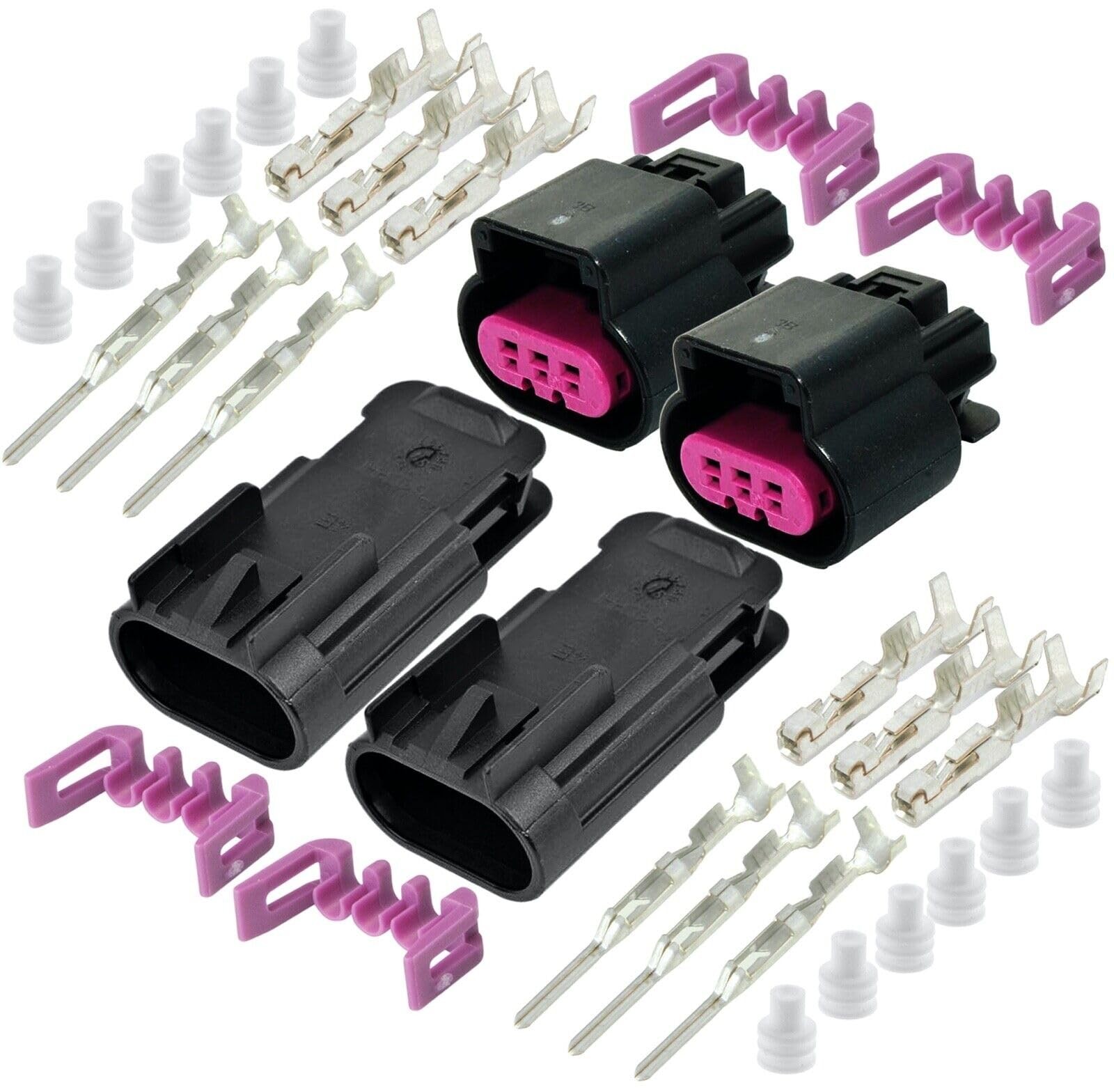 3Pin GT150 Series 25A Male Female Sealed Connector Set Wire 20/22 AWG