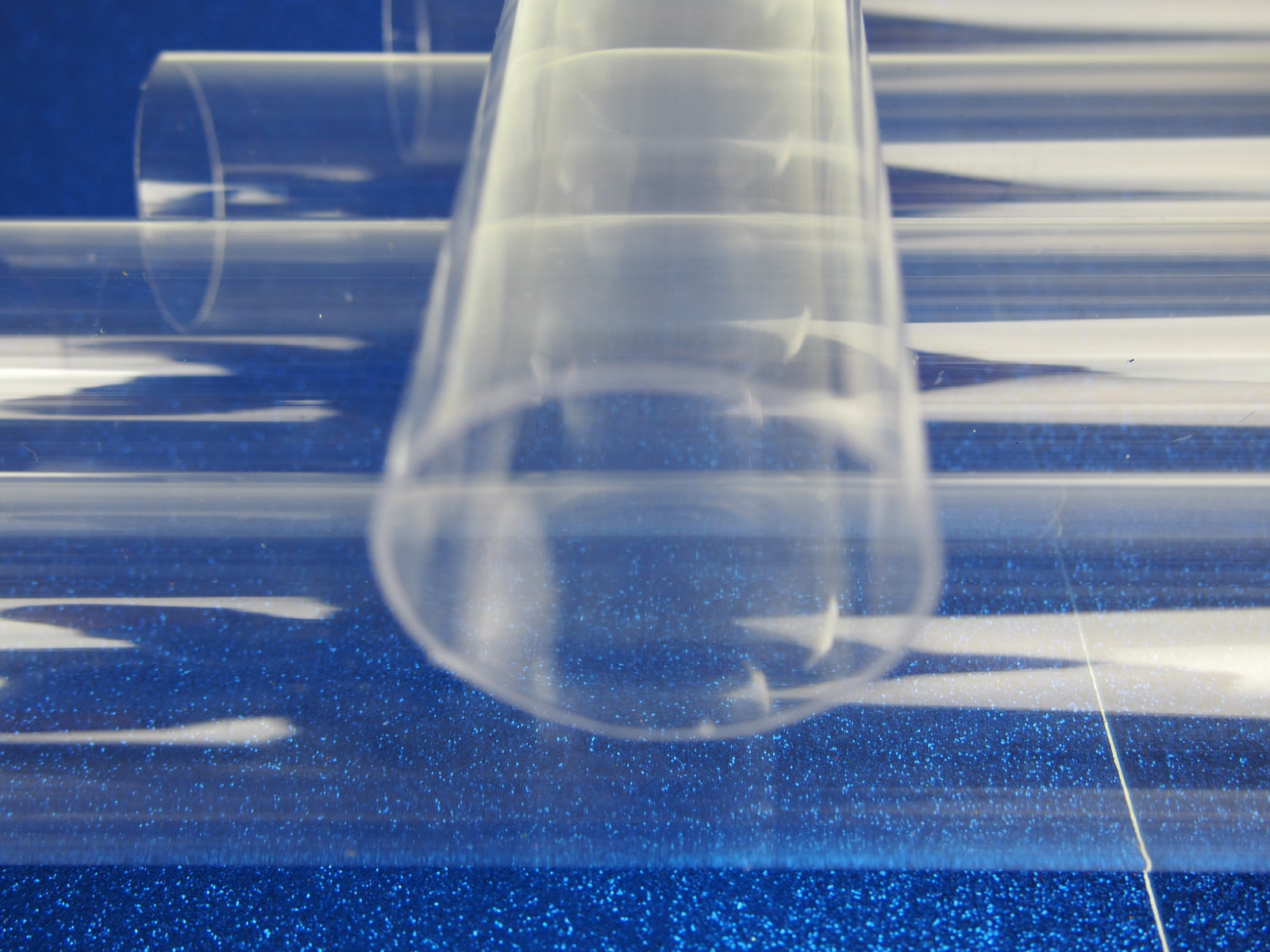 Plastic Clear Cylinder Tubes Decorative Crafts Table Centerpiece Risers Aquarium