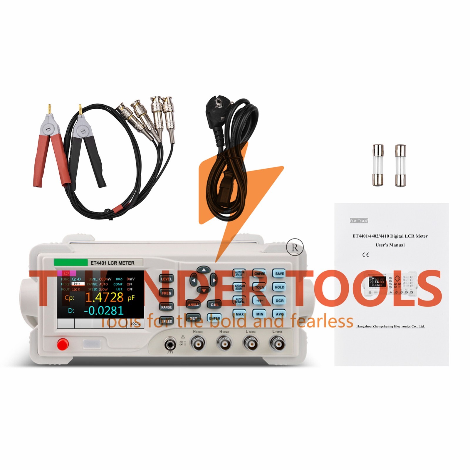 Thunder Tools Benchtop Digital LCR Meter 100Hz-10KHz High Precision