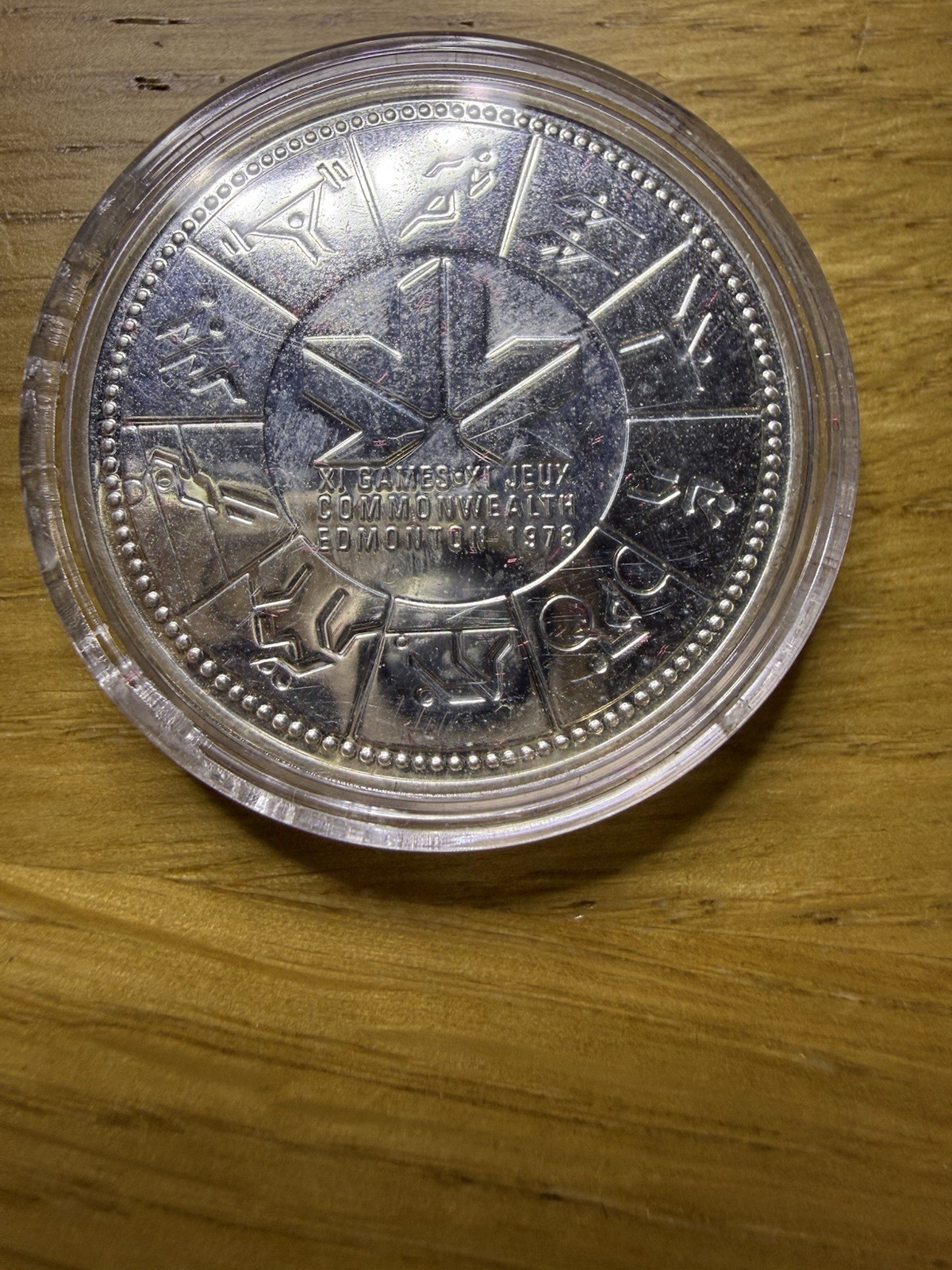 1978 Canada XI Commonwealth Games Silver Dollar In Presentation Case