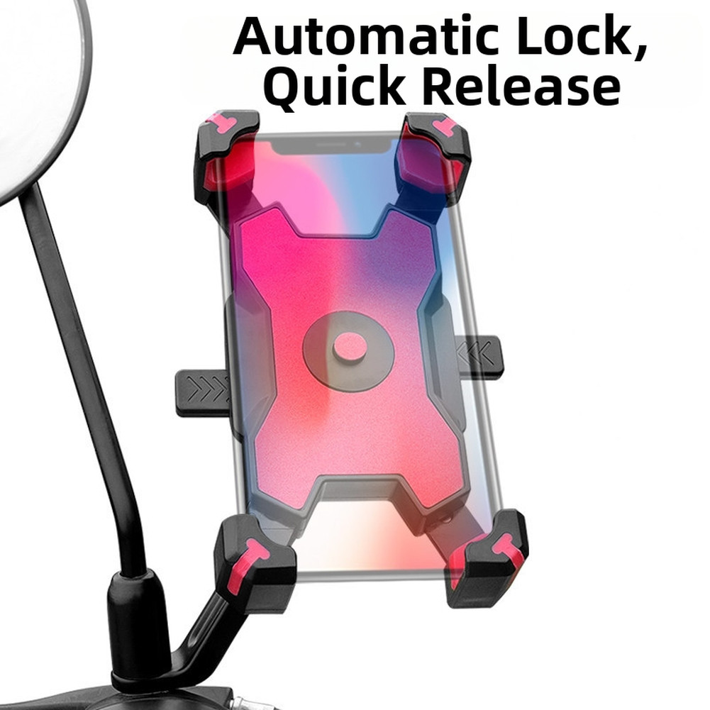 Mountain Bike Phone Holder Supporting Fixed Navigation Without Obstruction