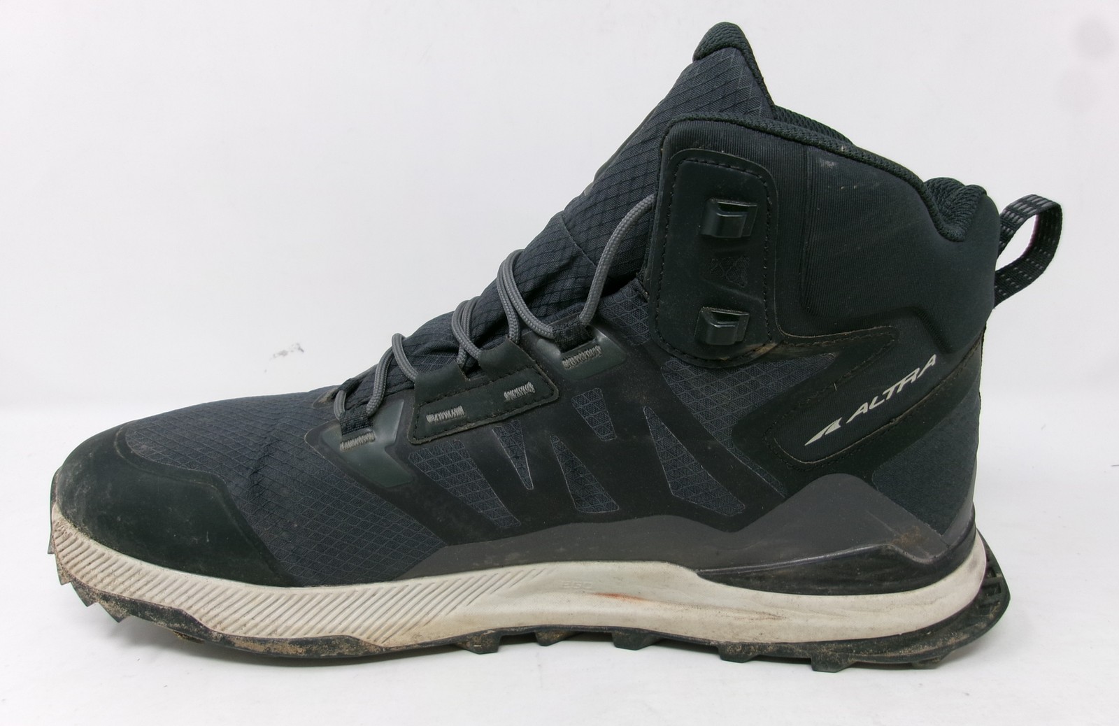 Altra Men's Lone Peak All-Weather Mid 2 Trail Sneakers, Black, US 12.5 - USED