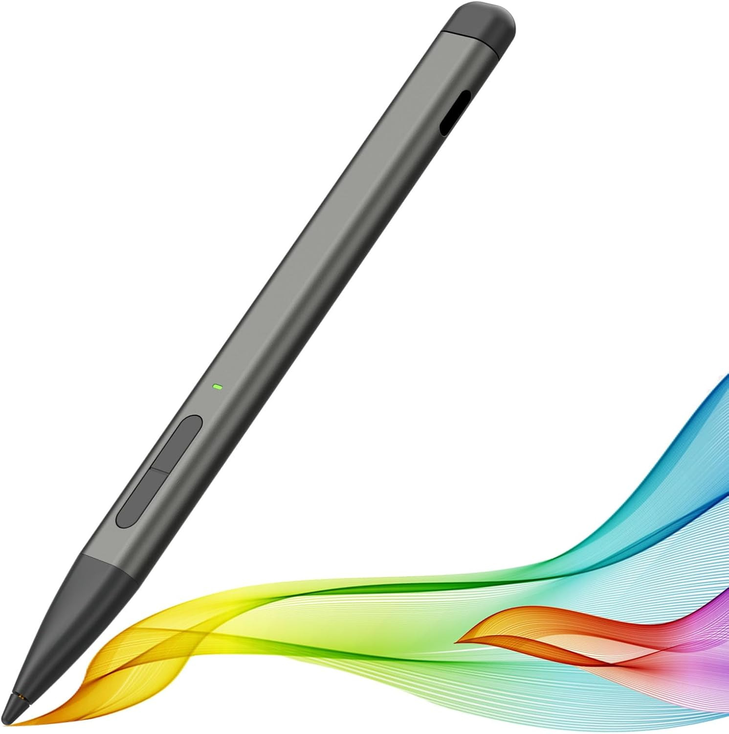 Slim Pen 2 for Microsoft Surface with 4096 Pressure, Eraser & Right-Click, Palm