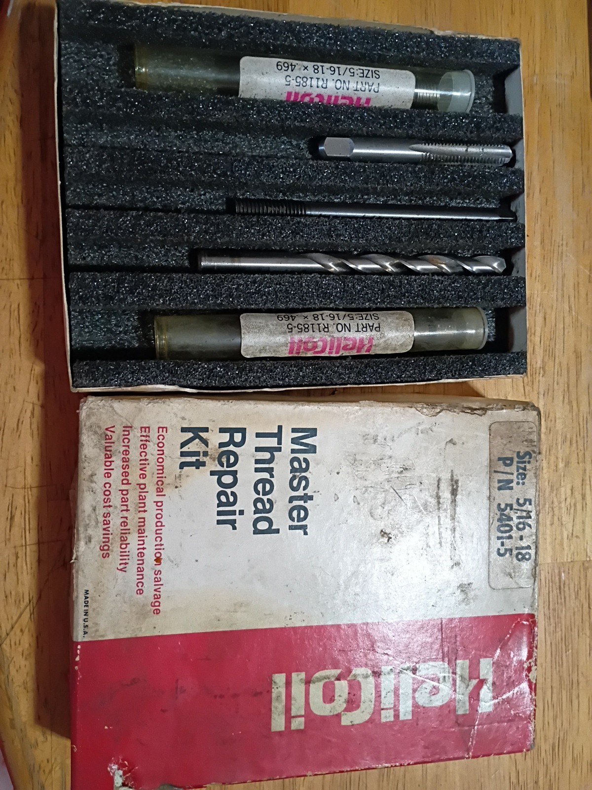 Helicoil Master Thread Repair Kit (5/16-18 P/N 5401-5)