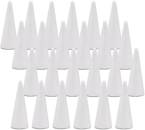 Foam cones for crafts floral arrangements