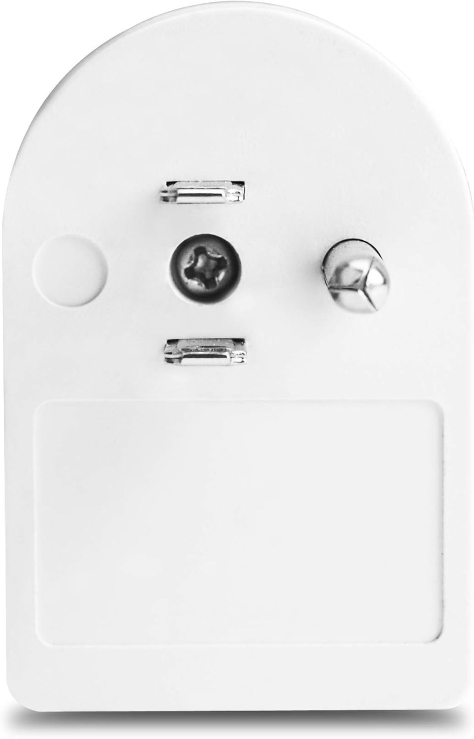 Compact Grounded Outlet Adapter with Indicator Light – 245J Protection, 2 Pack