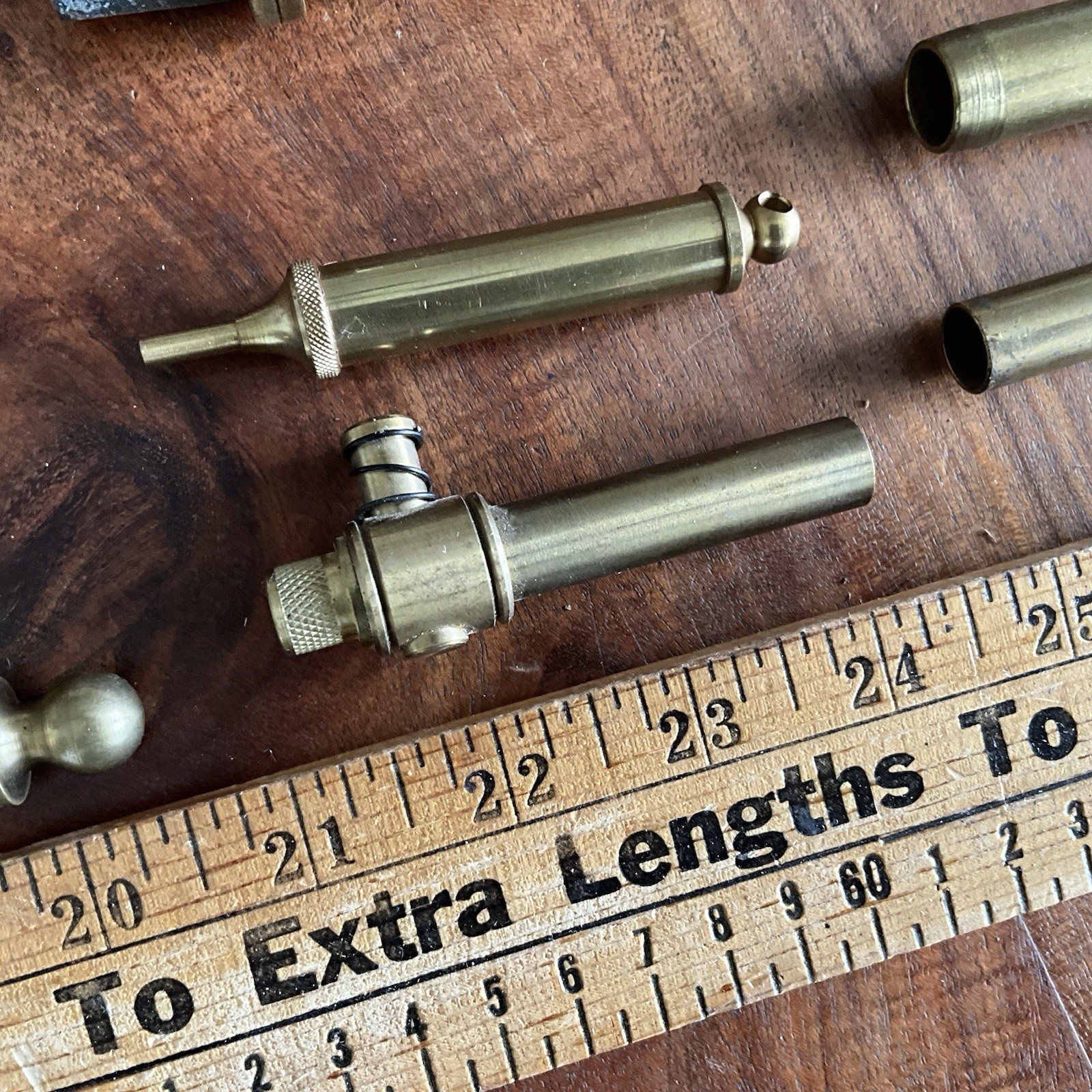Lot of 9 Powder Flask Spouts Measures for Muzzleloaders and Muzzleloading