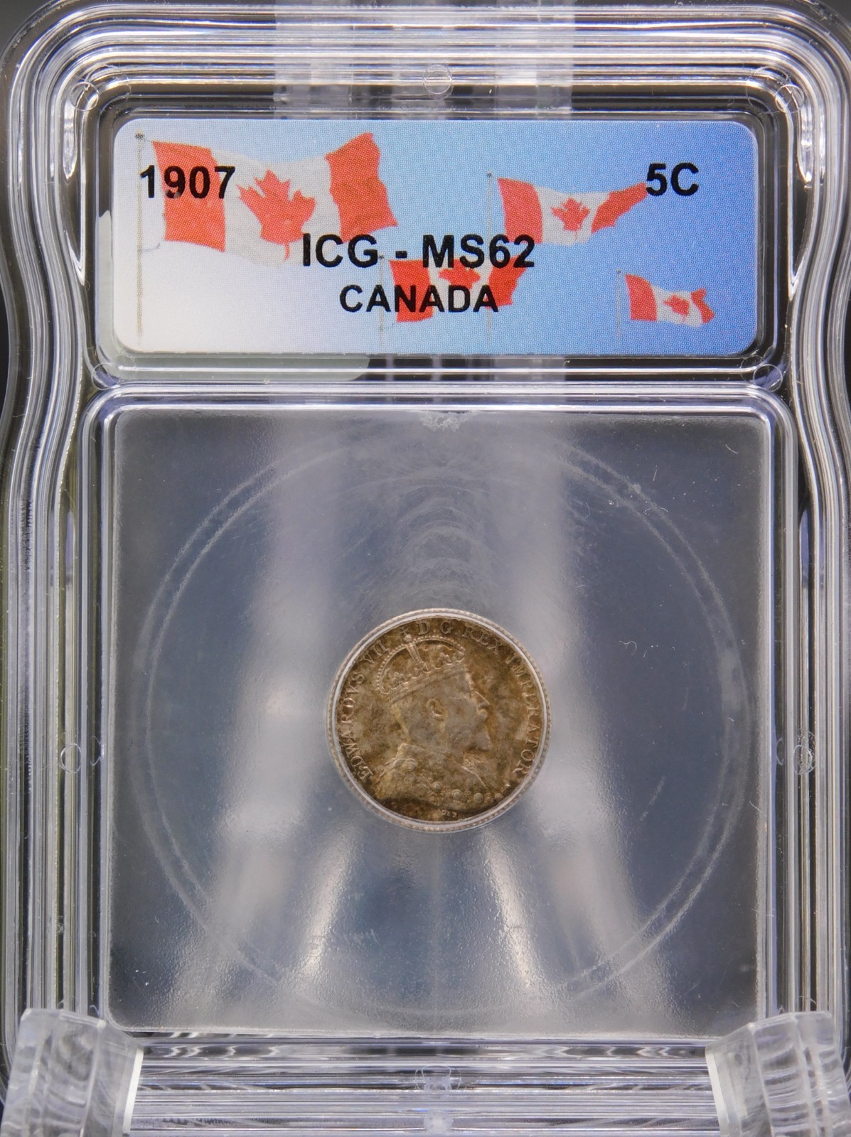 1907 CANADA FIVE CENT ICG MS62 (BT1245)