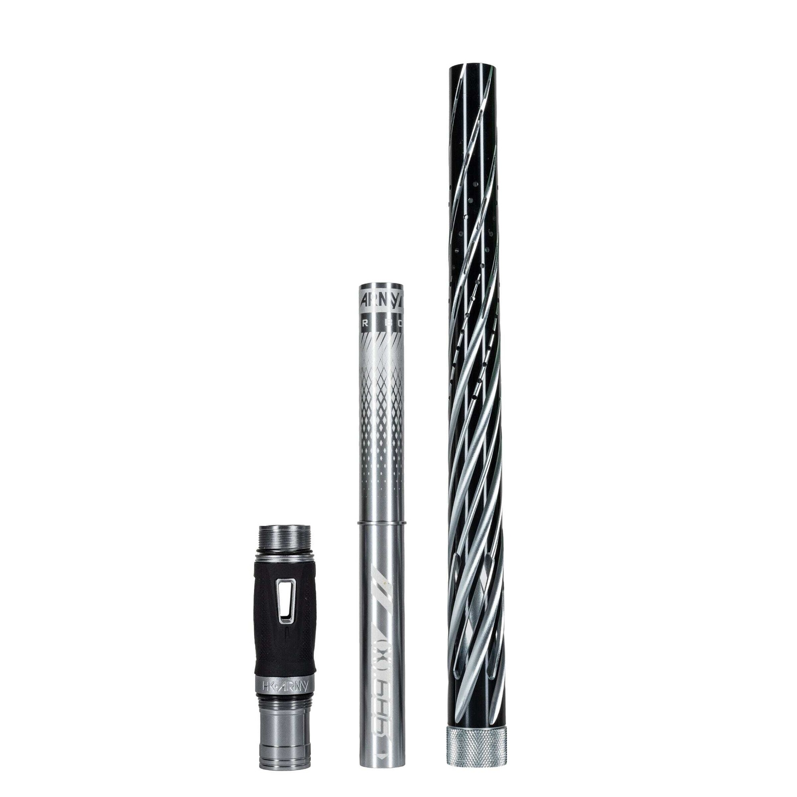 LAZR Elite Orbit Barrel Kit - 15" Dust Pewter/Colored Inserts - Cocker Threads