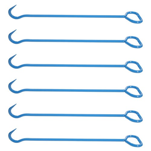 6x 30Inch Manhole Hook Tool - Versatile Lifter and Puller for Manhole Covers
