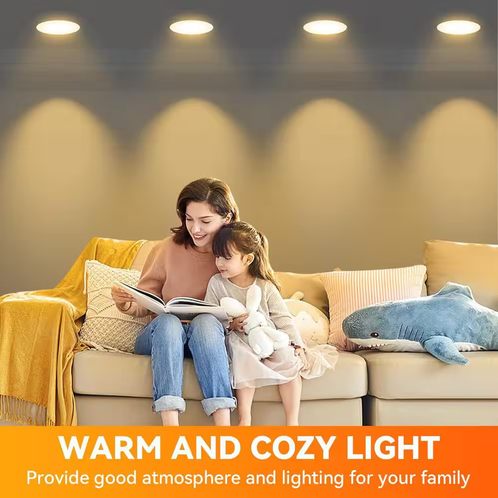 12 Pack BR30 Light Bulb, 65W Equivalent Dimmable Led Recessed Lights Bulb,2700K