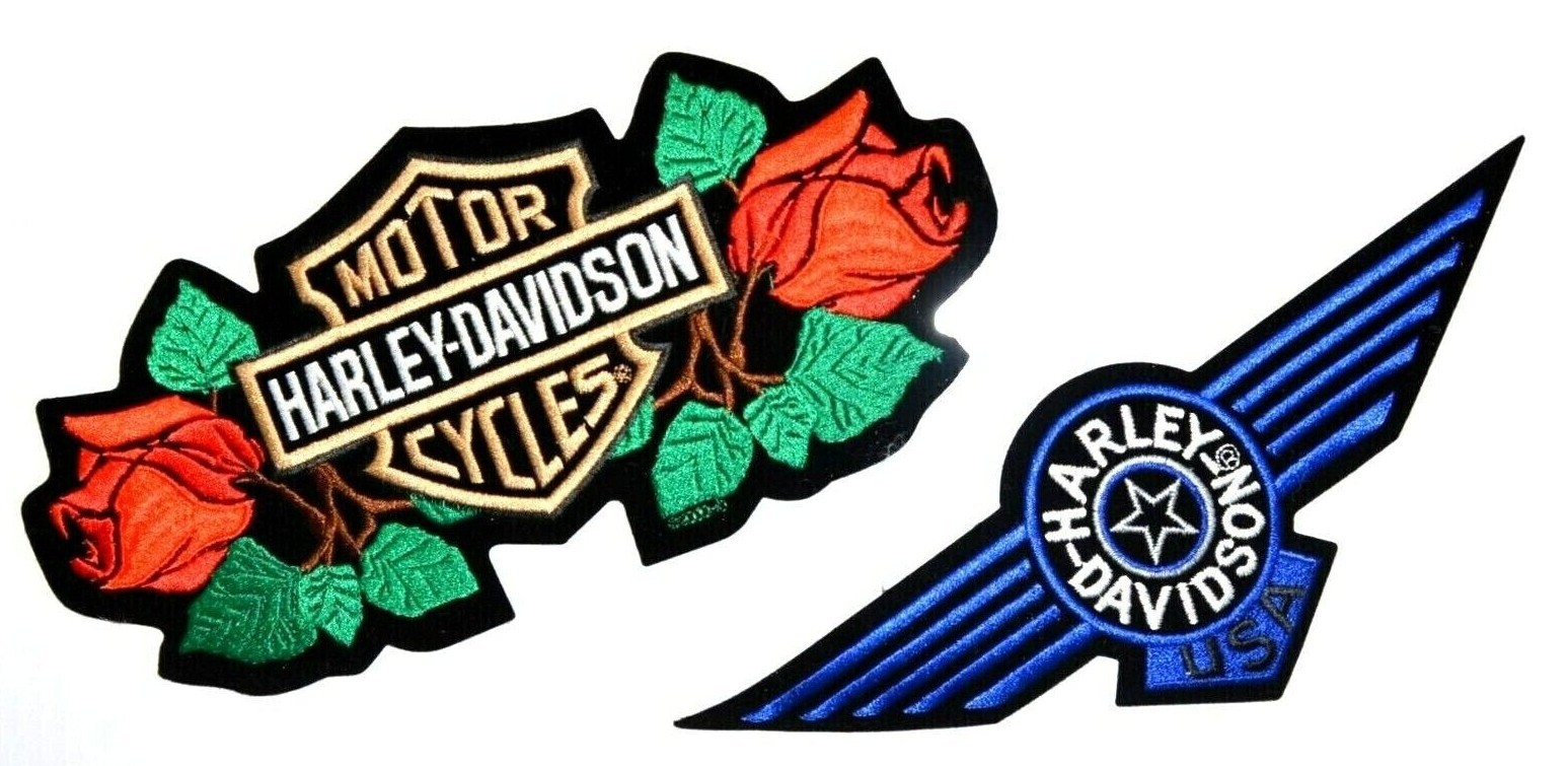 Small Eagle Harley Davidson Motorcycle Embroidered CREST Official Licensed MINT