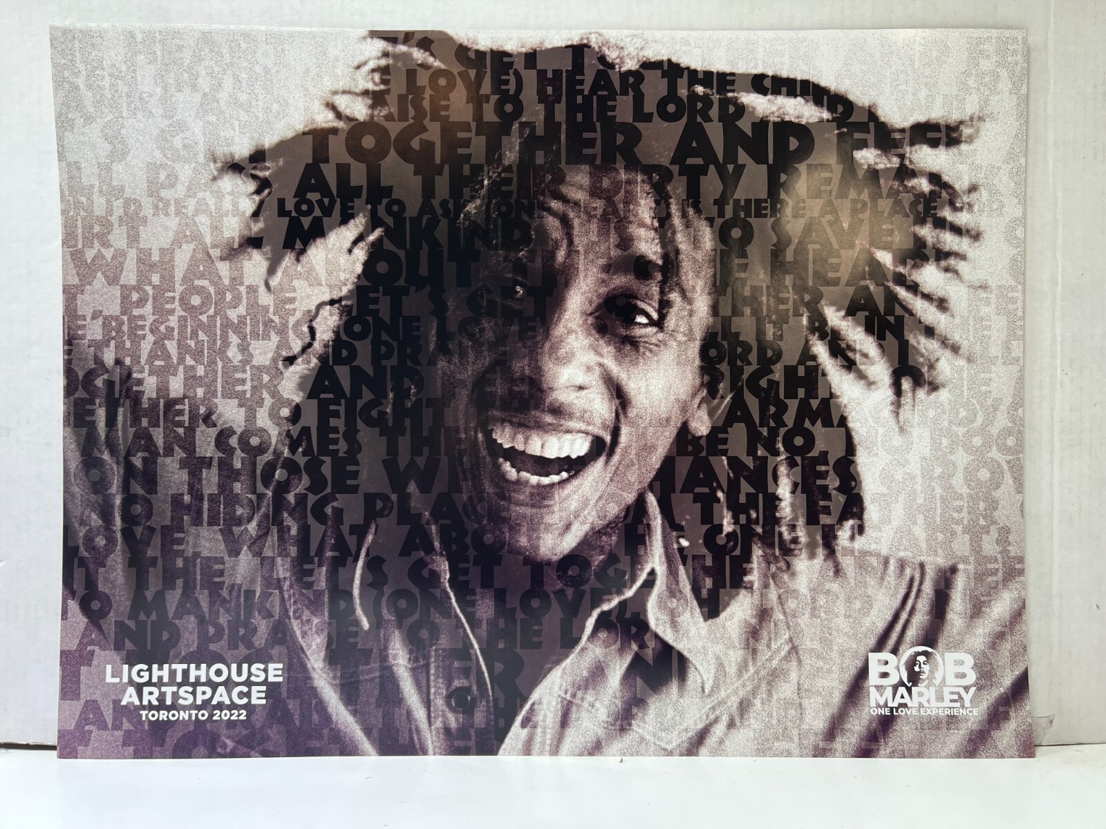 BOB MARLEY ONE LOVE EXPERIENCE LIGHTHOUSE TORONTO CANADA POSTER 18X24 INCH NEW!!
