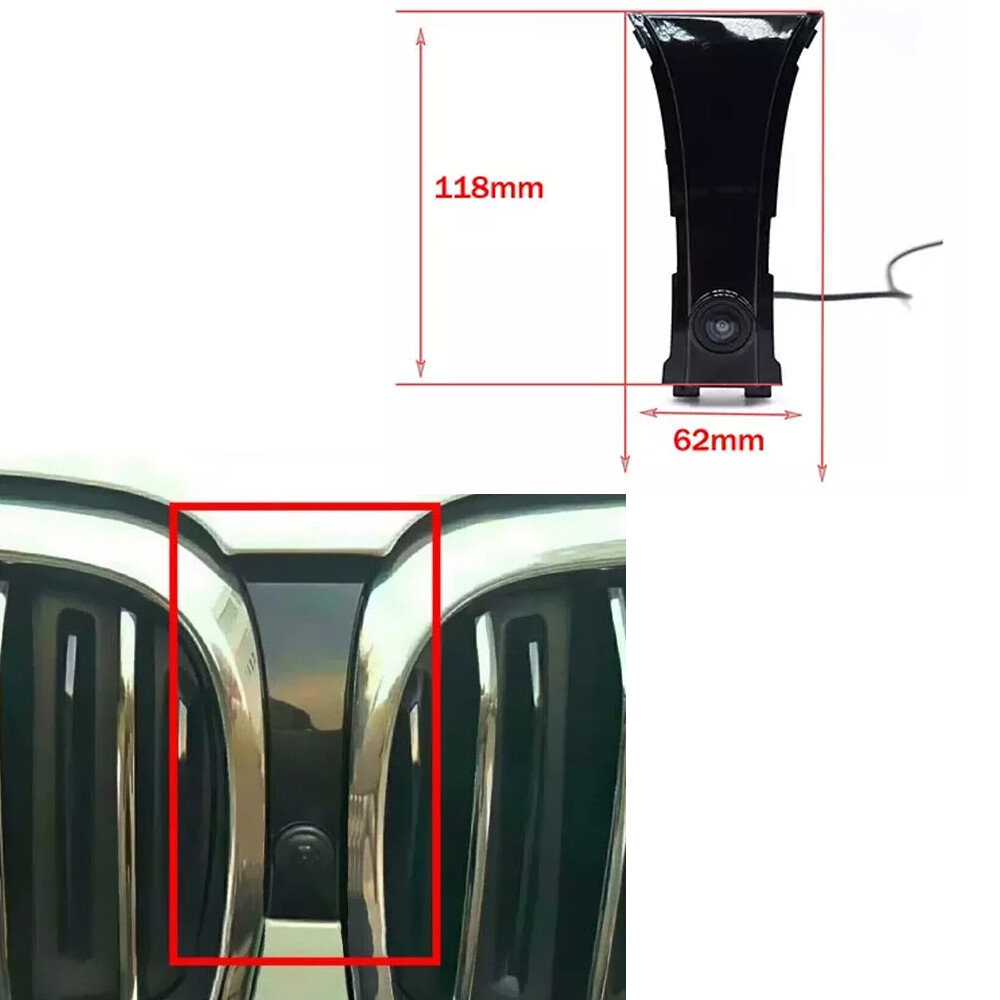 HD Car Front View Parking Night Vision Camera For BMW 5 Series G30 G31 2016-2020