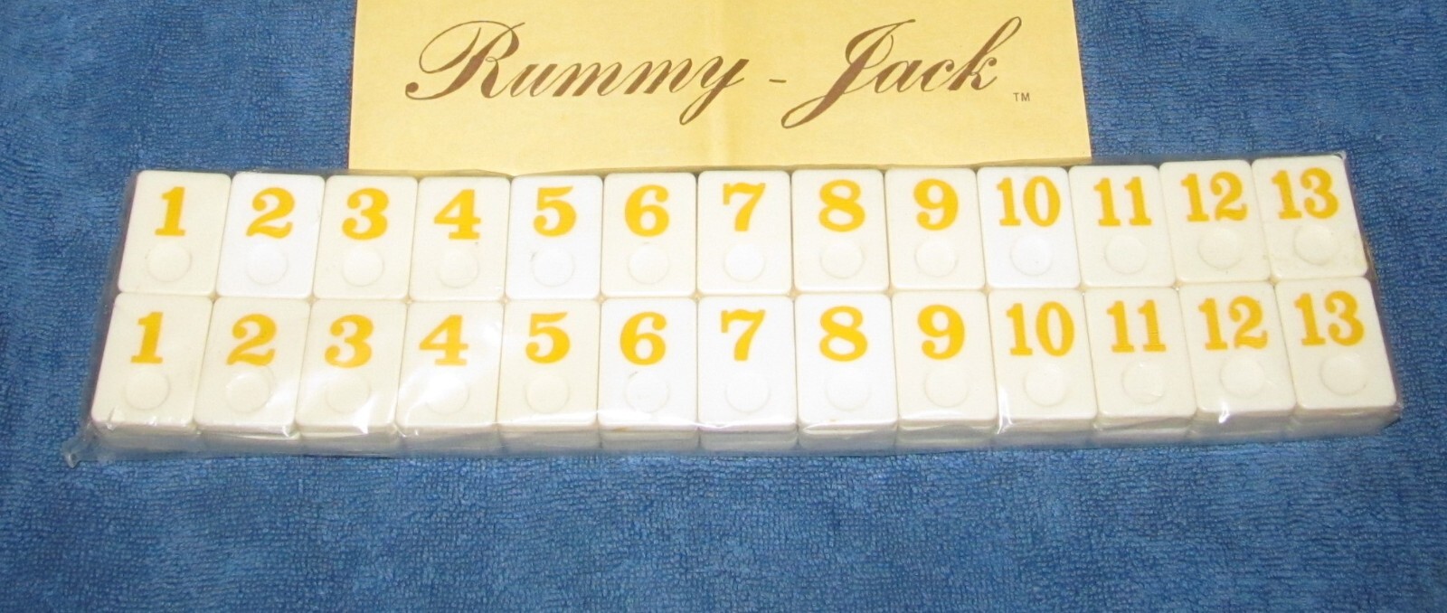 Rummy-Jack 1978 Sport Design Replacement Tiles ONLY- NEW & SEALED See Pictures