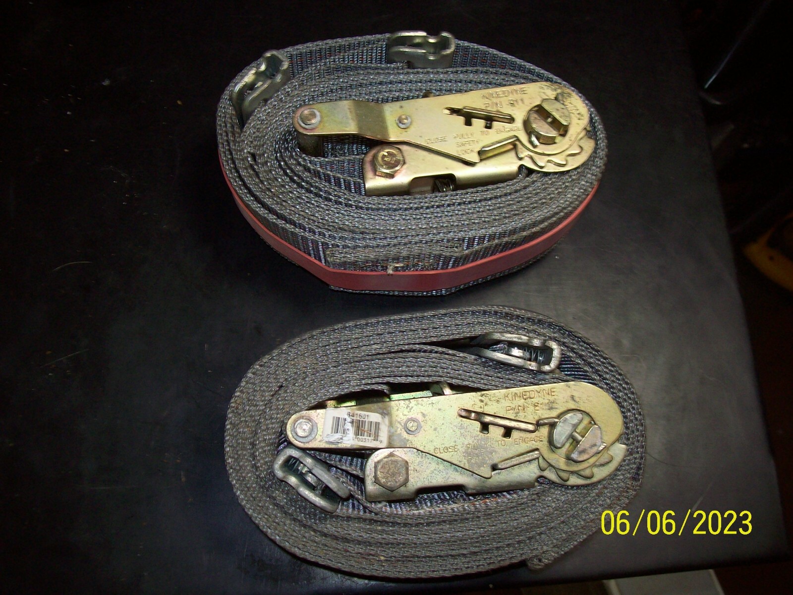 Commercial Truck Cargo Handling Components 2ea. 2" x 12' E-clip Straps