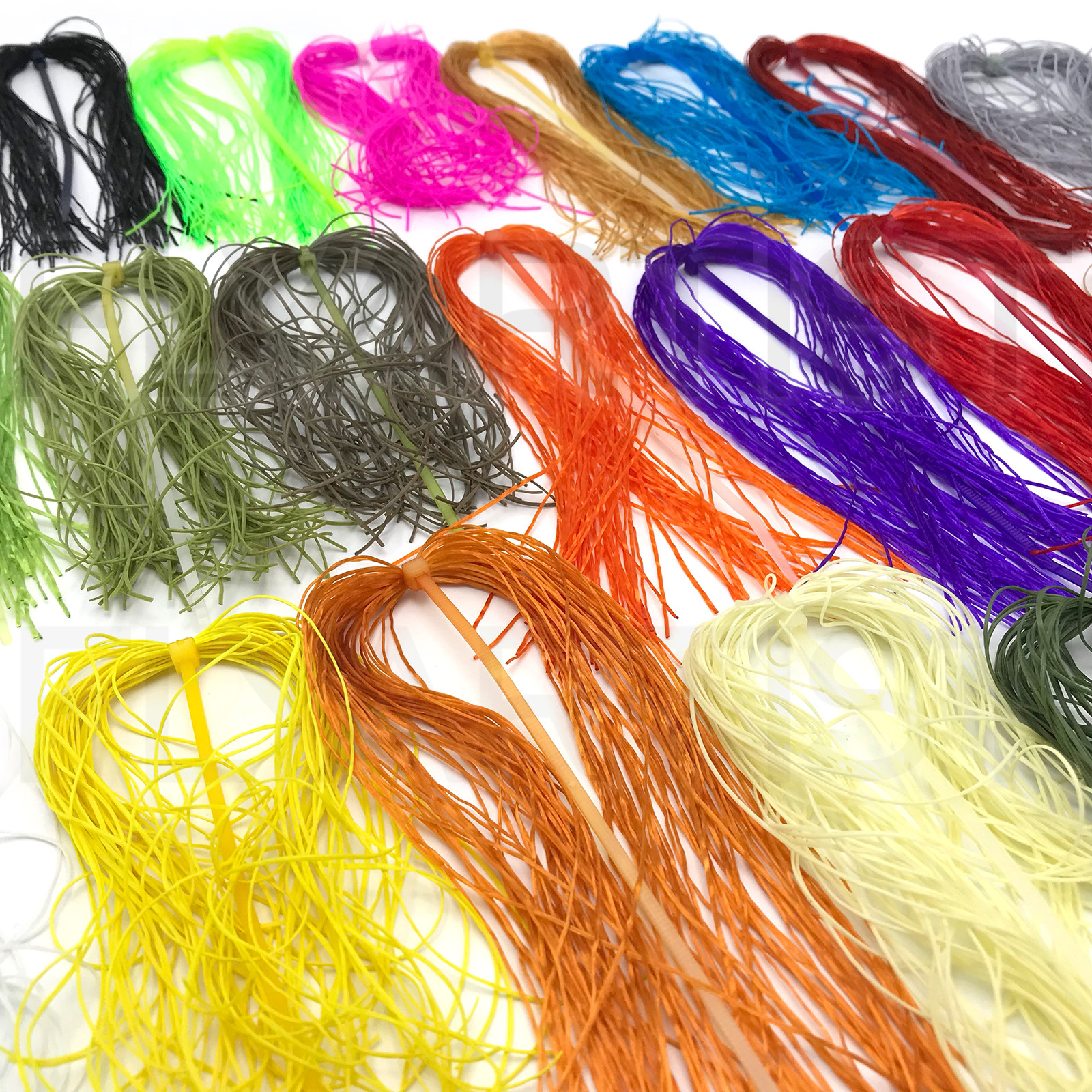 LIFE FLEX - Hareline Fly Tying Spandex Rubber Leg & Body Material in 20+ Colors!