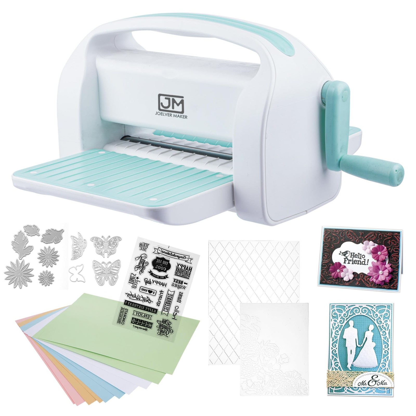 Manual Die Cutting Machine,9" Openning, Scrapbooking Machine Starter kit