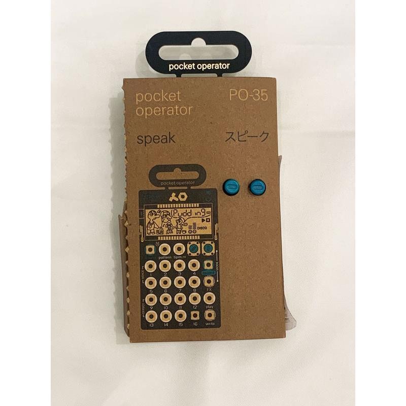 Teenage Engineering PO-35 Speak Pocket Operator Vocal Synthesizer Used