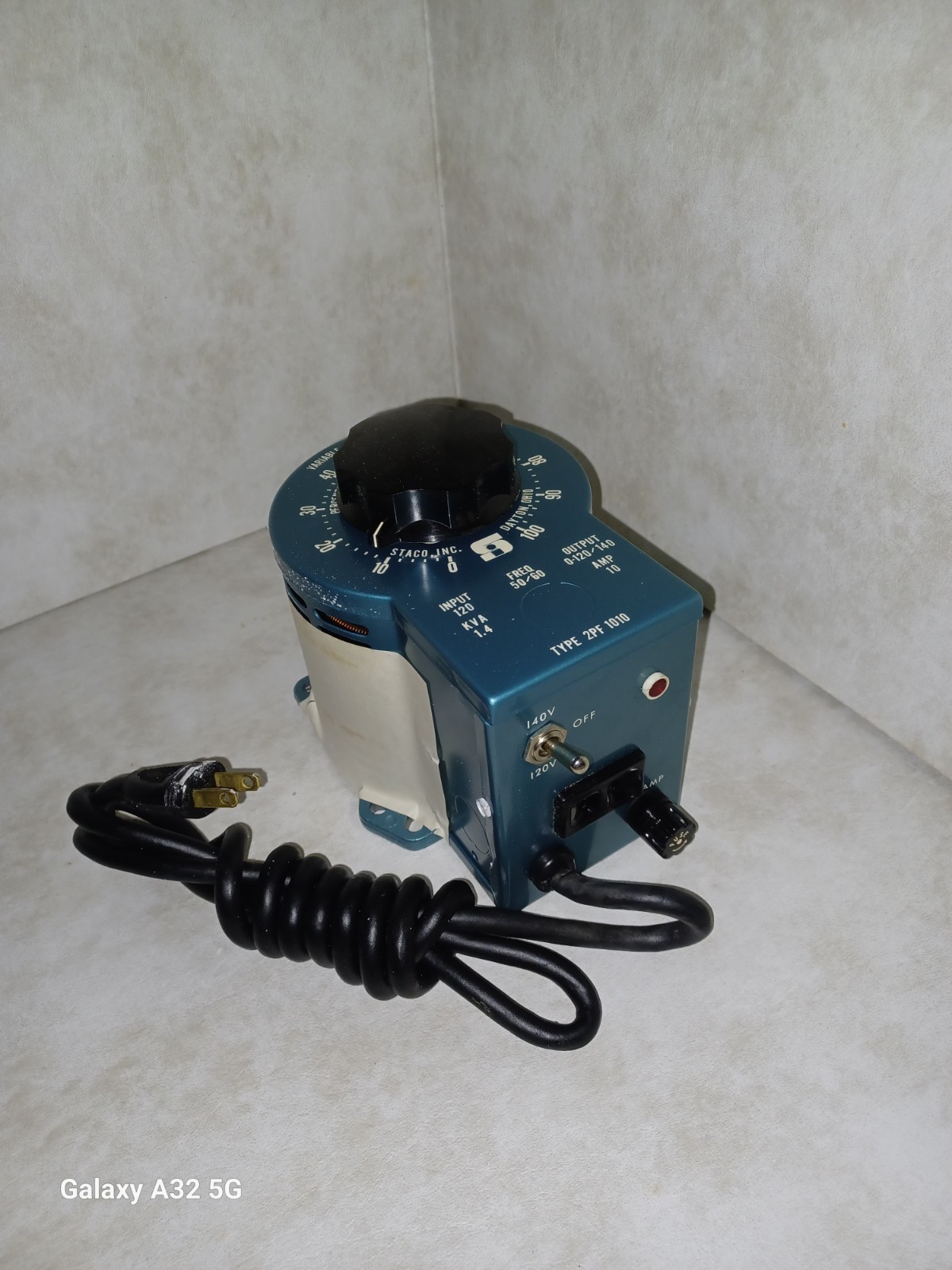 Staco 2PF-1010 120/140v Variable Transformer, New open box