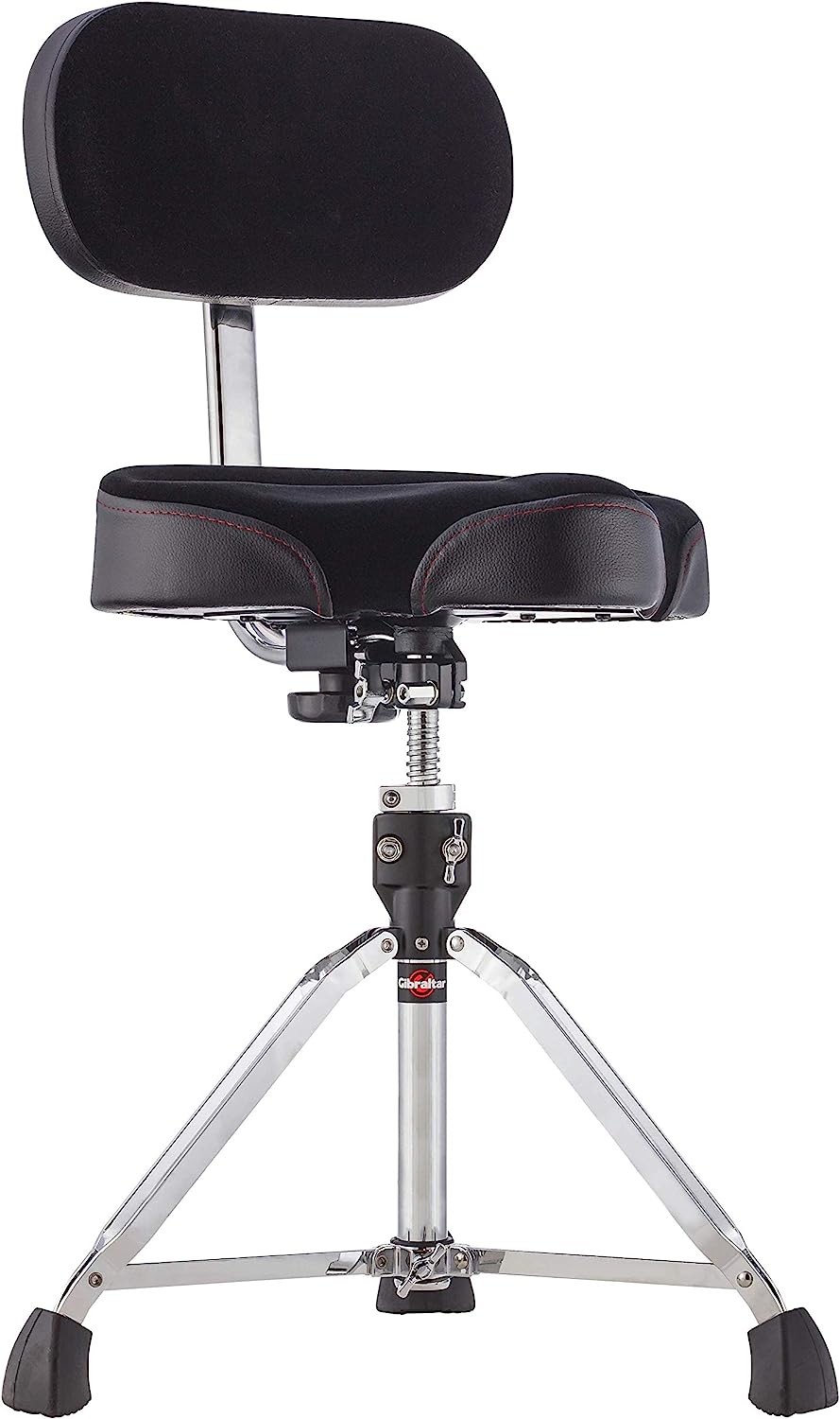 Gibraltar Padded Memory Foam Drum Set Seat Throne w/ Backrest