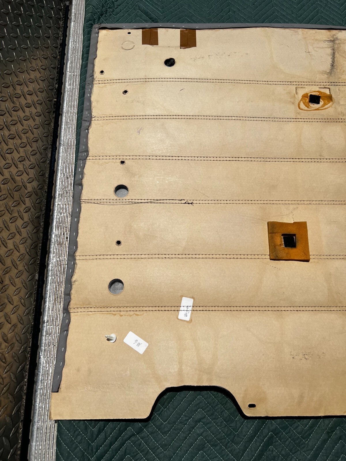 2018-2024 FREIGHTLINER CASCADIA REAR BODY UPHOLSTERY BACKWALL PANEL OEM