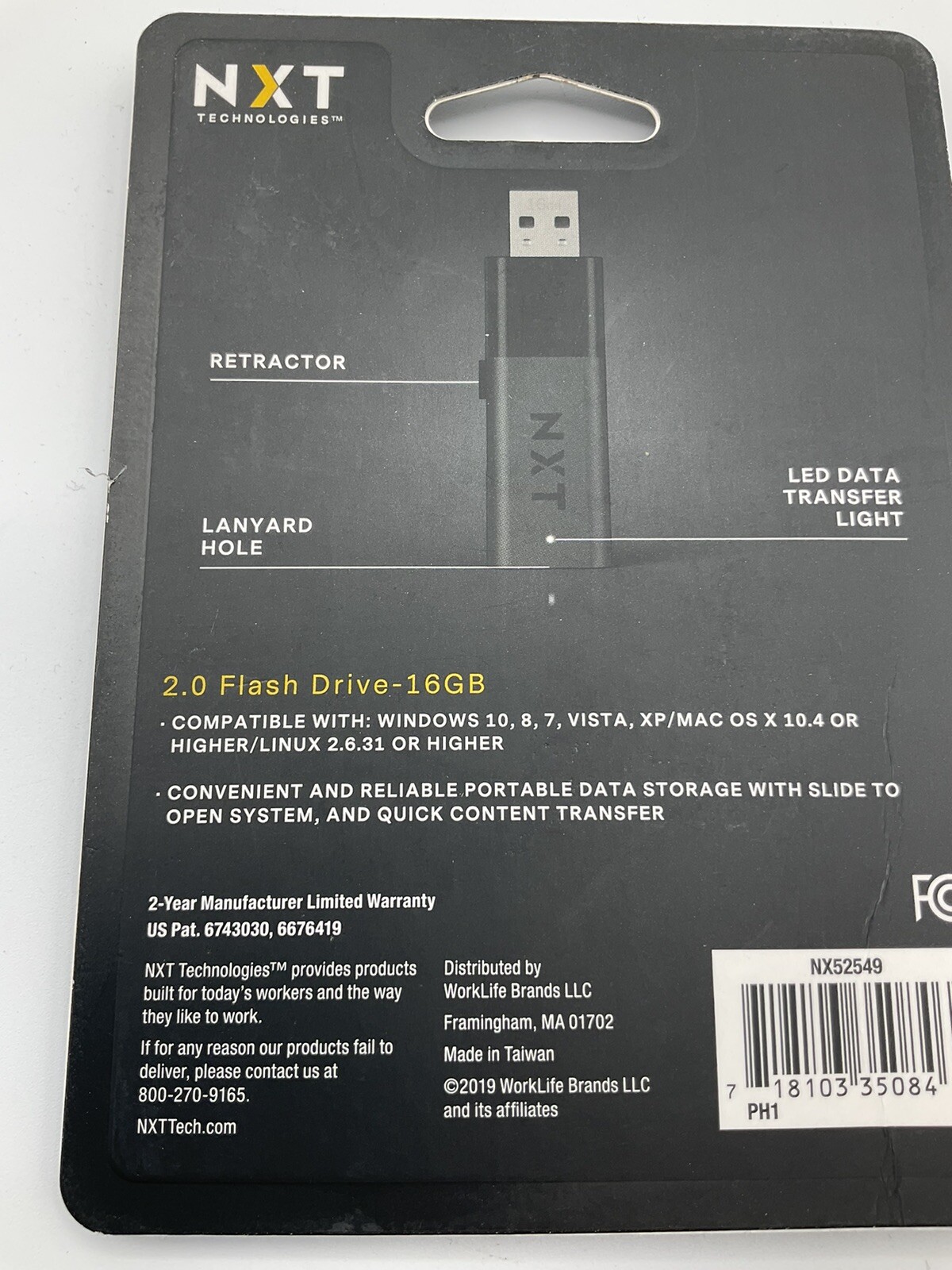 NXT Technologies 16GB USB 2.0 Flash Drive, 2/Pack (NX52549)