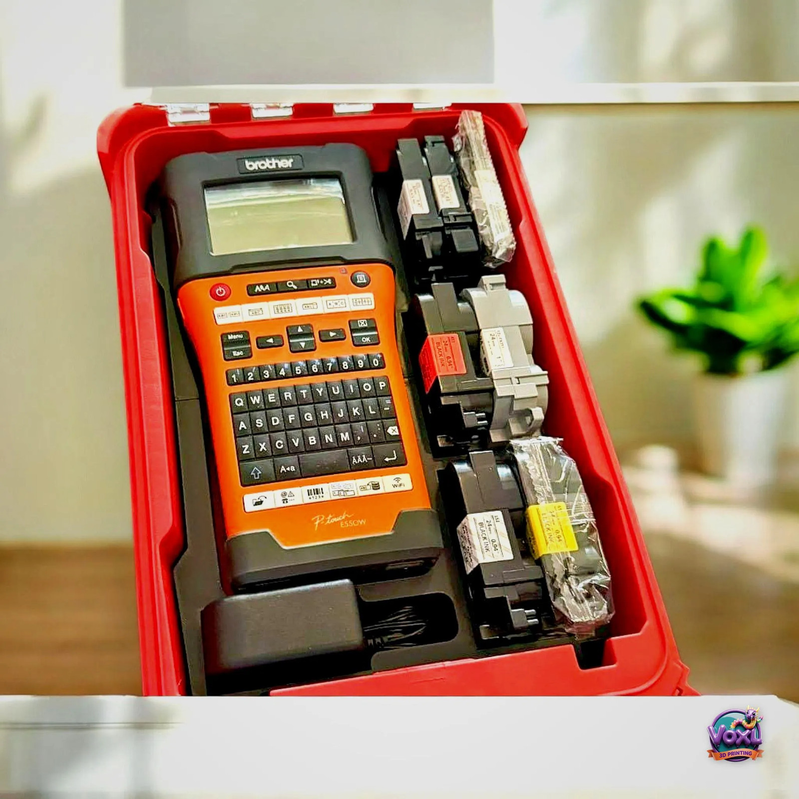 3D Printed Packout Insert For Brother E550W Label Maker – PETG Tool Organizer