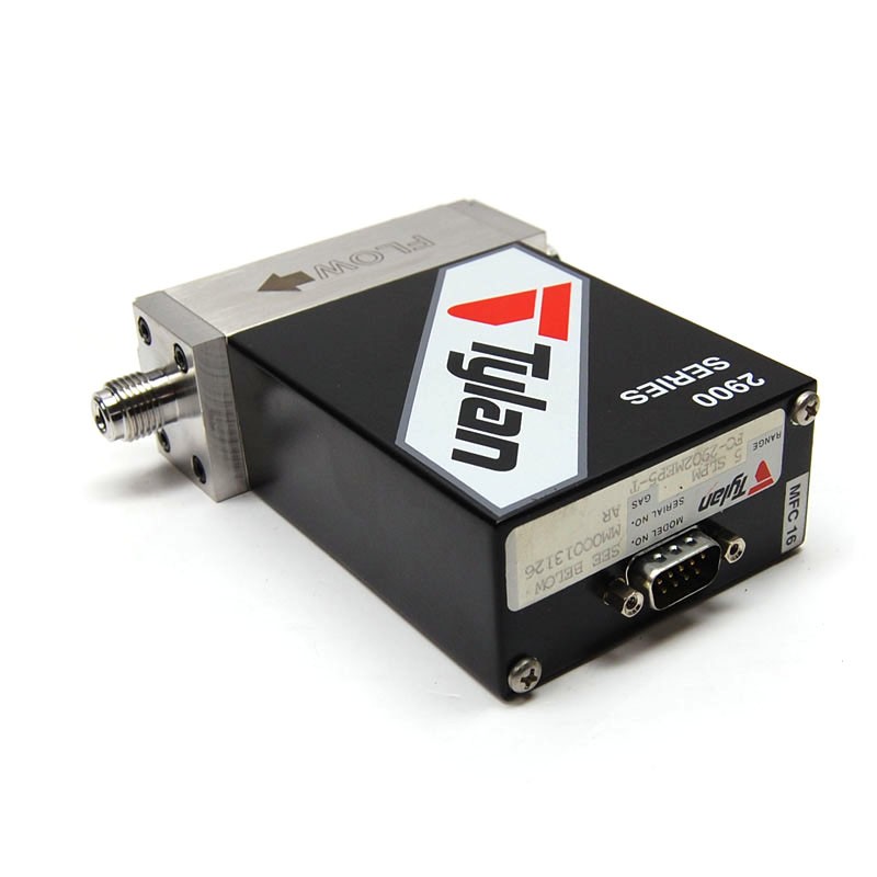 Tylan 2900 FC-2902MEP5-T Mass Flow Controller 1/4" VCR Valve Ar/5SLM 9-Pin MFC