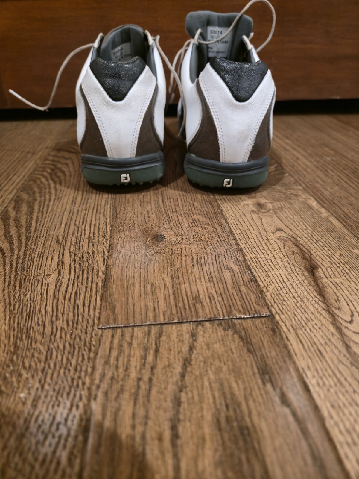 FootJoy Golf Shoes White Brown 10.5M